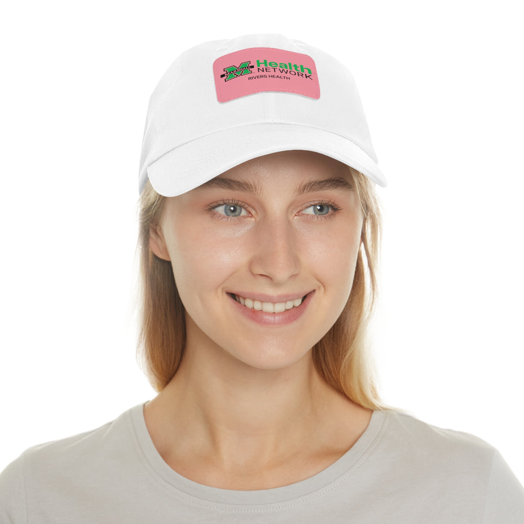 Marshall Health Network Rivers Health Laboratory Employee of the Month Dad Hat with Leather Patch