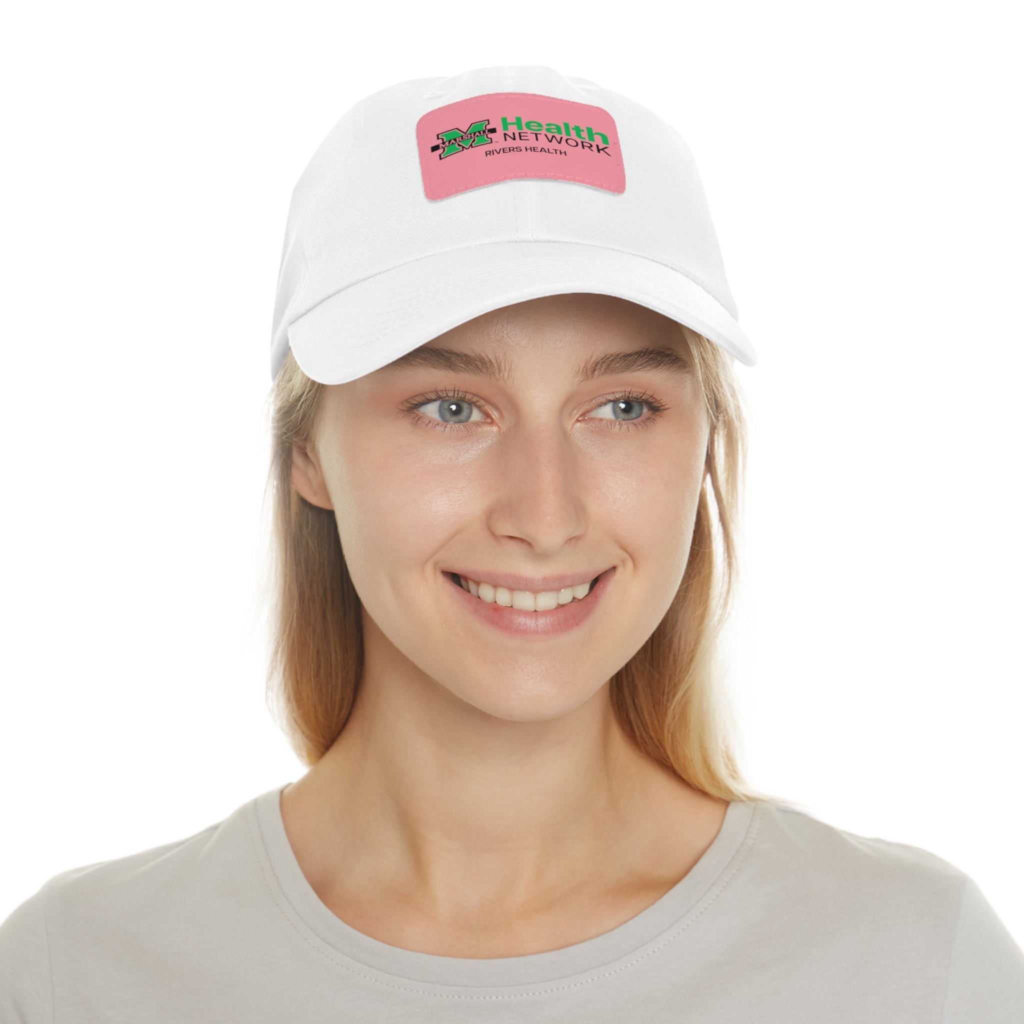 Marshall Health Network Rivers Health Laboratory Employee of the Month Dad Hat with Leather Patch