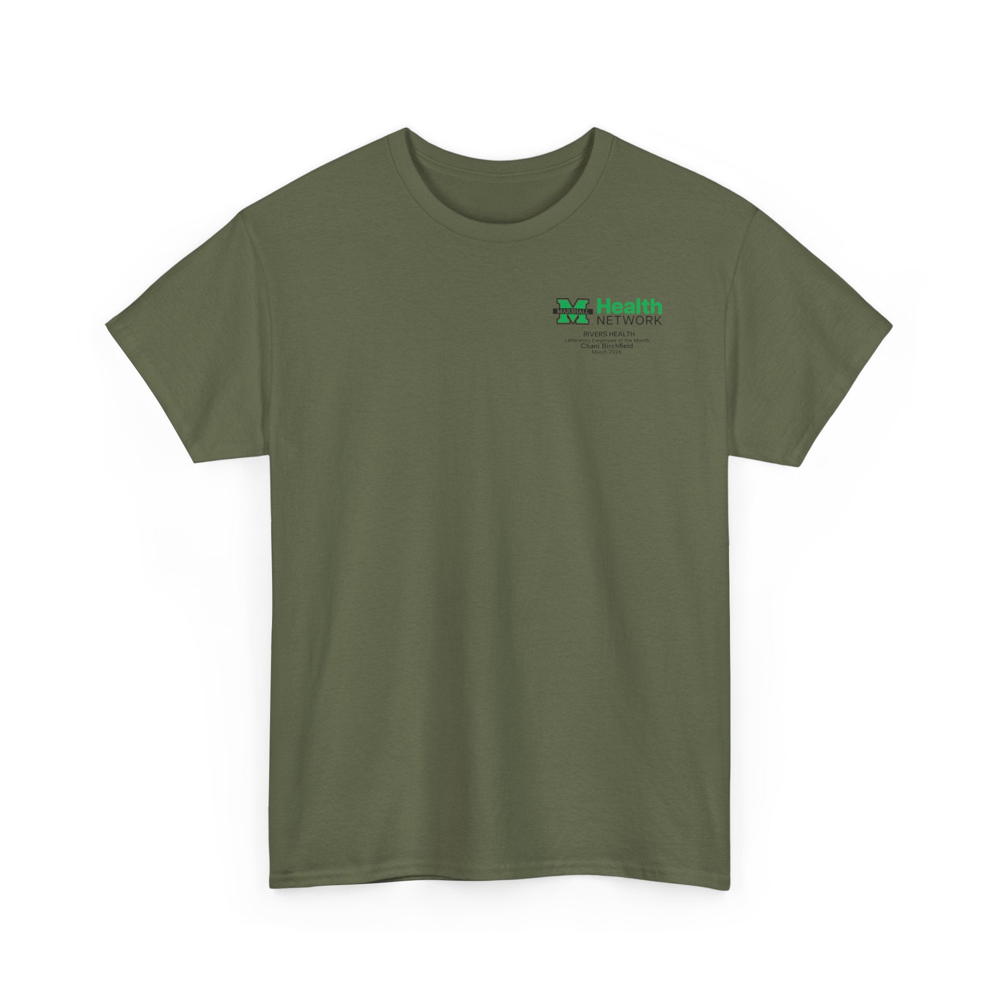 Marshall Health Network Rivers Health Laboratory Employee of the Month Classic Cotton T-Shirt