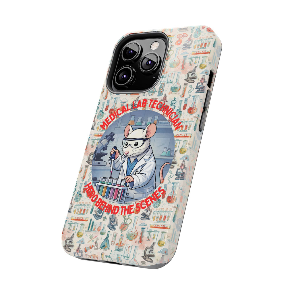 Medical Lab Technician Phone Case — "Lab Life" Cute Lab Mouse Design
