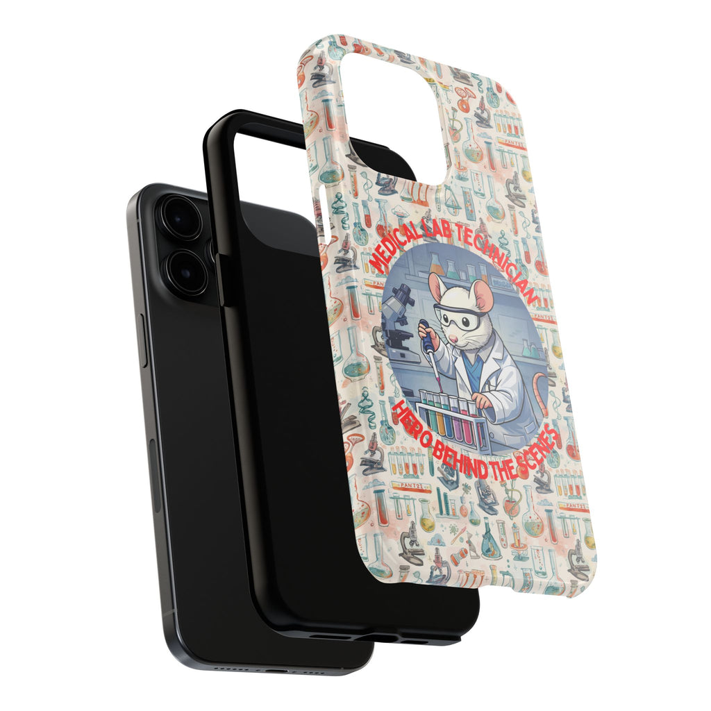 Medical Lab Technician Phone Case — "Lab Life" Cute Lab Mouse Design