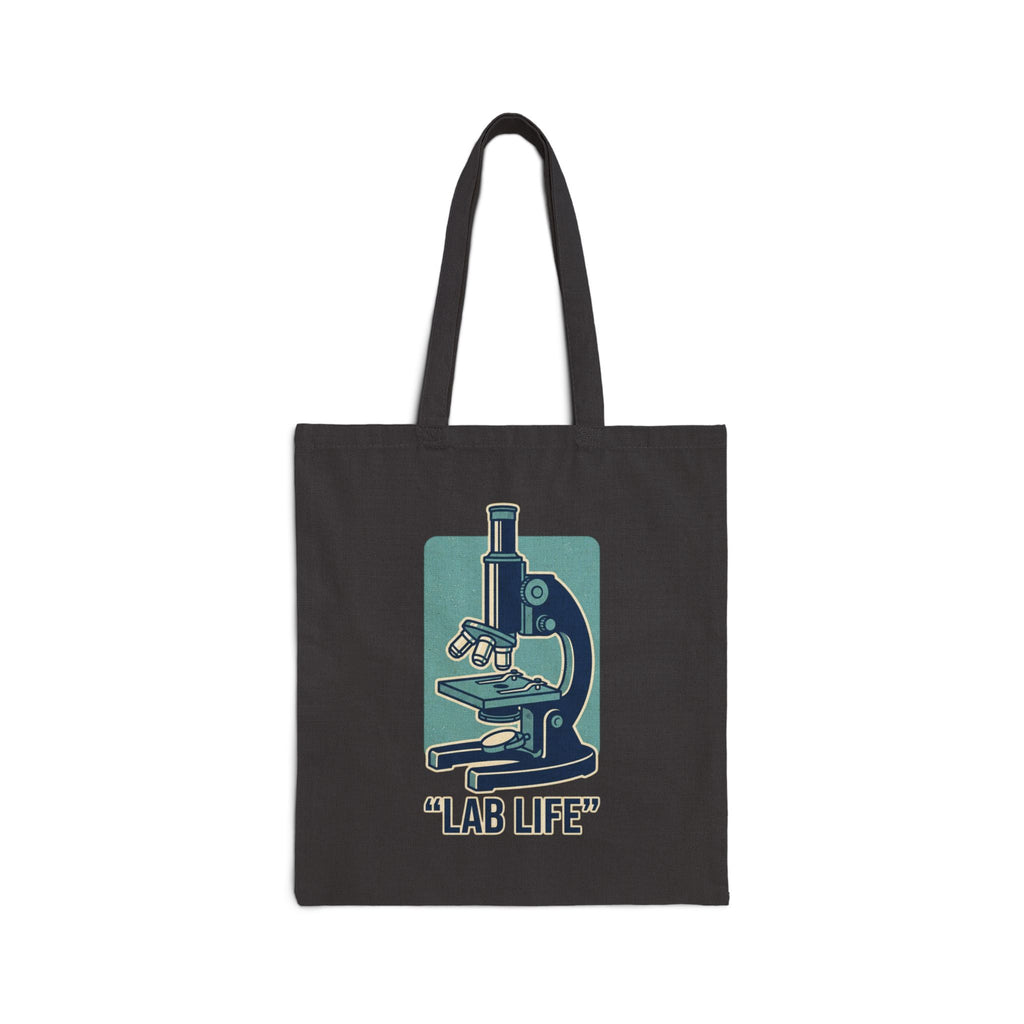 Medical Lab Technician Tote Bag — 'Lab Life' Cotton Canvas Tote, Hero Behind the Scenes Gift