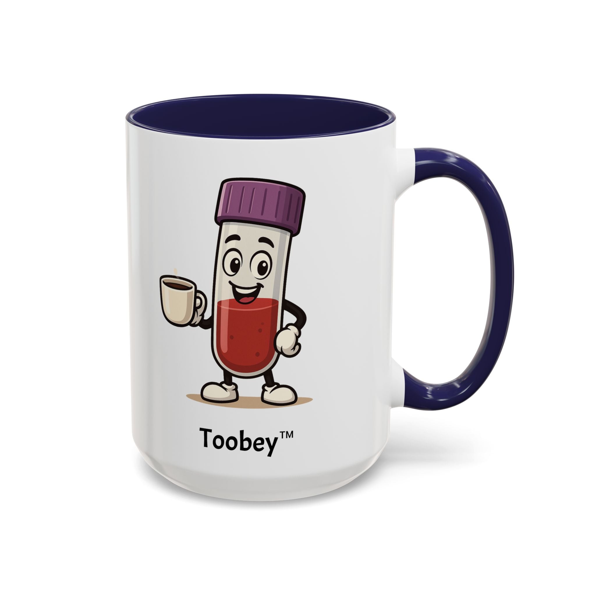 Toobey™ “Here for the Results and Drama” Mug – Customizable Lab Humor Cup by K&N Production Studios