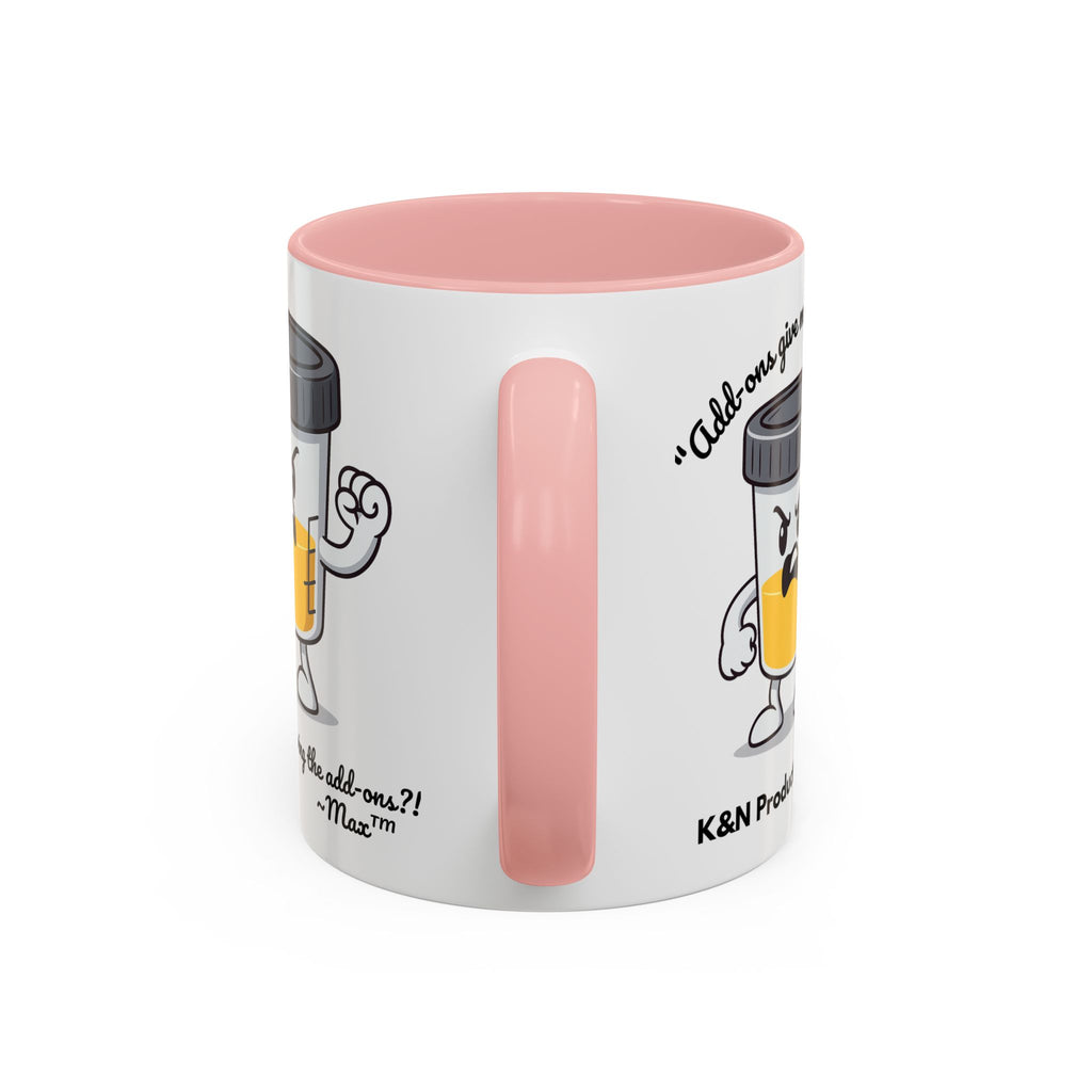 Max™ Double-Sided Specimen Cup Mug – “Add-Ons” Lab Humor by Lab Legends™
