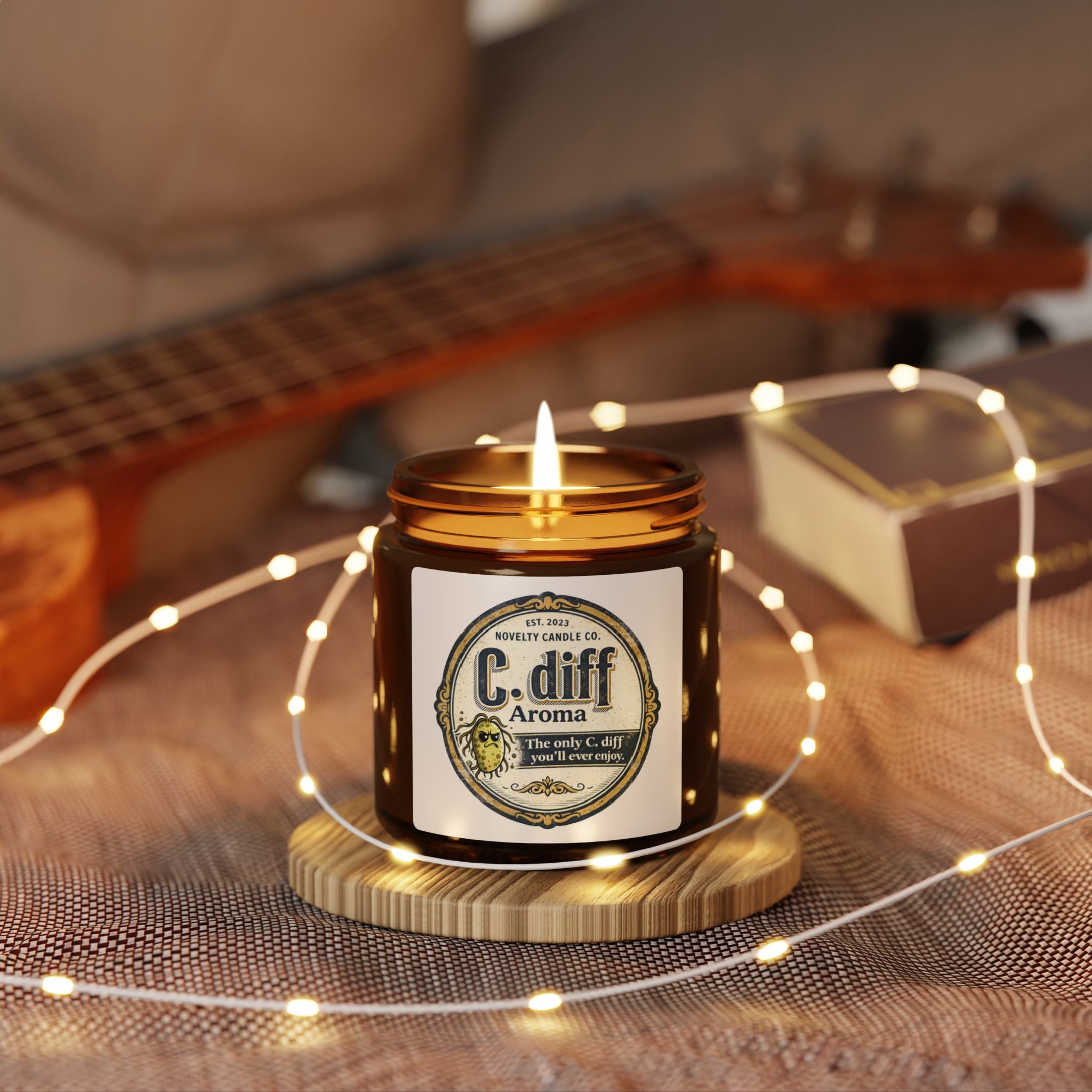 C. diff™ Candle – “The Only C. diff You’ll Ever Enjoy” | Lab Humor Gift