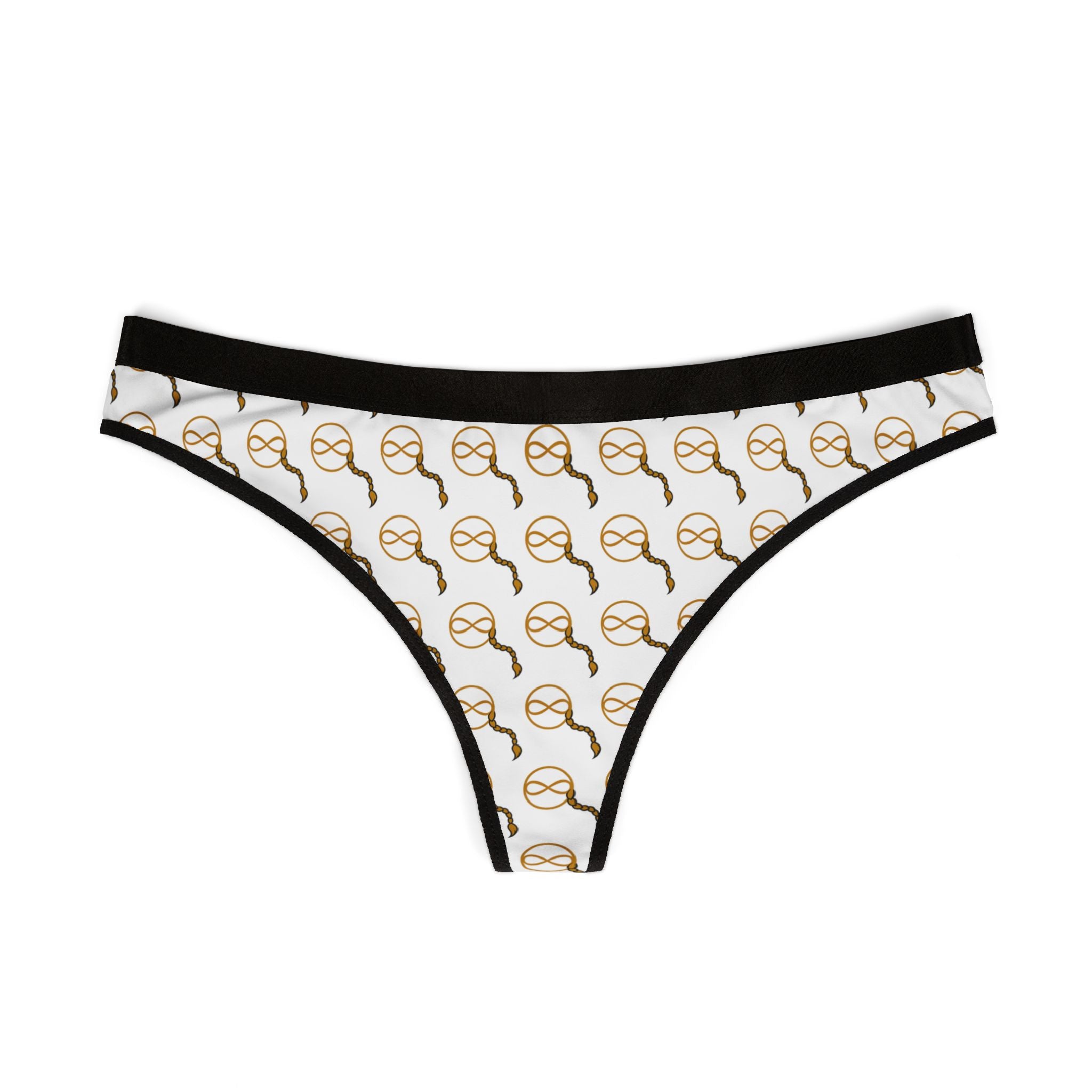 Joven Fusion™ Emblem Thong – Women’s Soft Stretch Panty with Signature Print