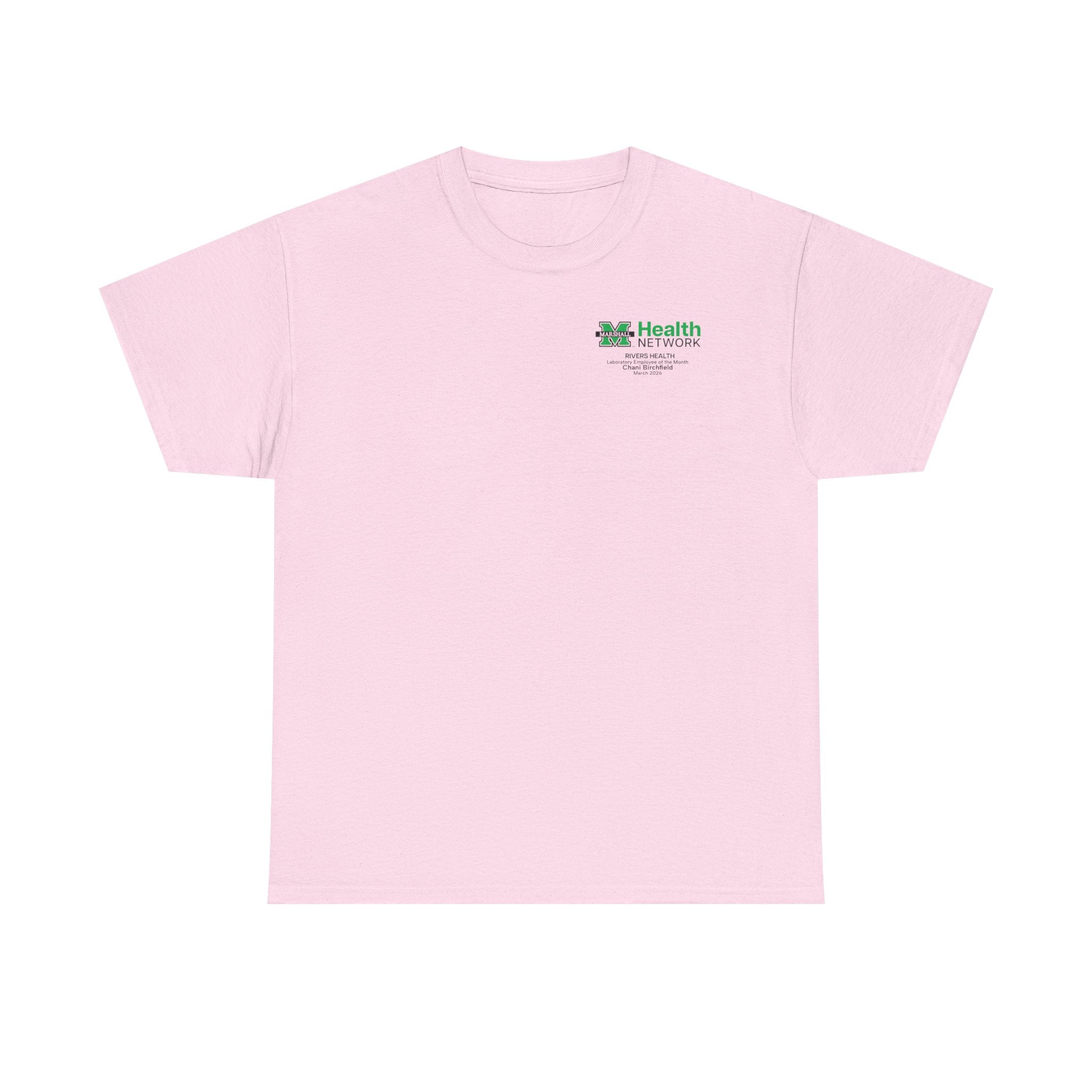 Marshall Health Network Rivers Health Laboratory Employee of the Month Classic Cotton T-Shirt