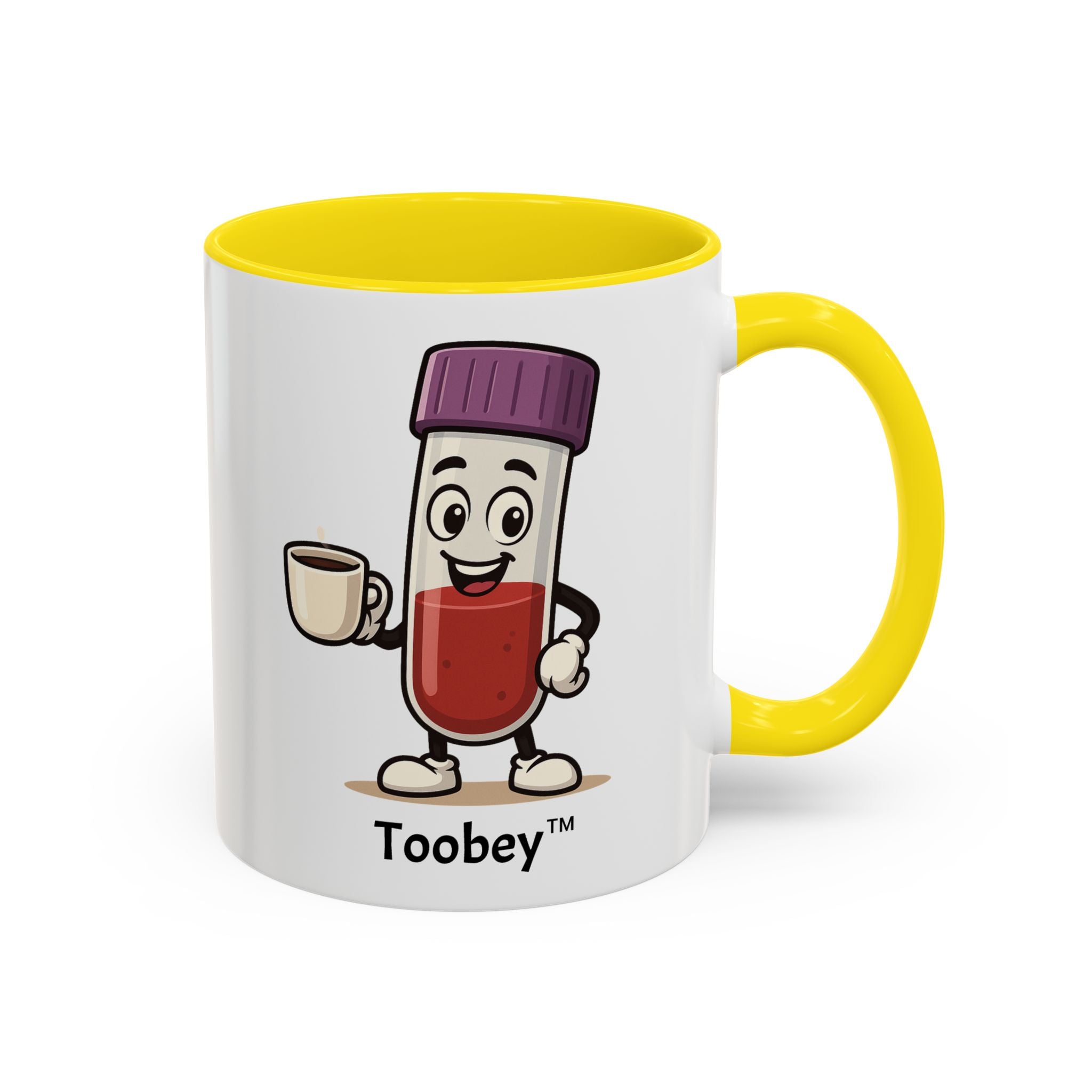 Toobey™ “Here for the Results and Drama” Mug – Customizable Lab Humor Cup by K&N Production Studios