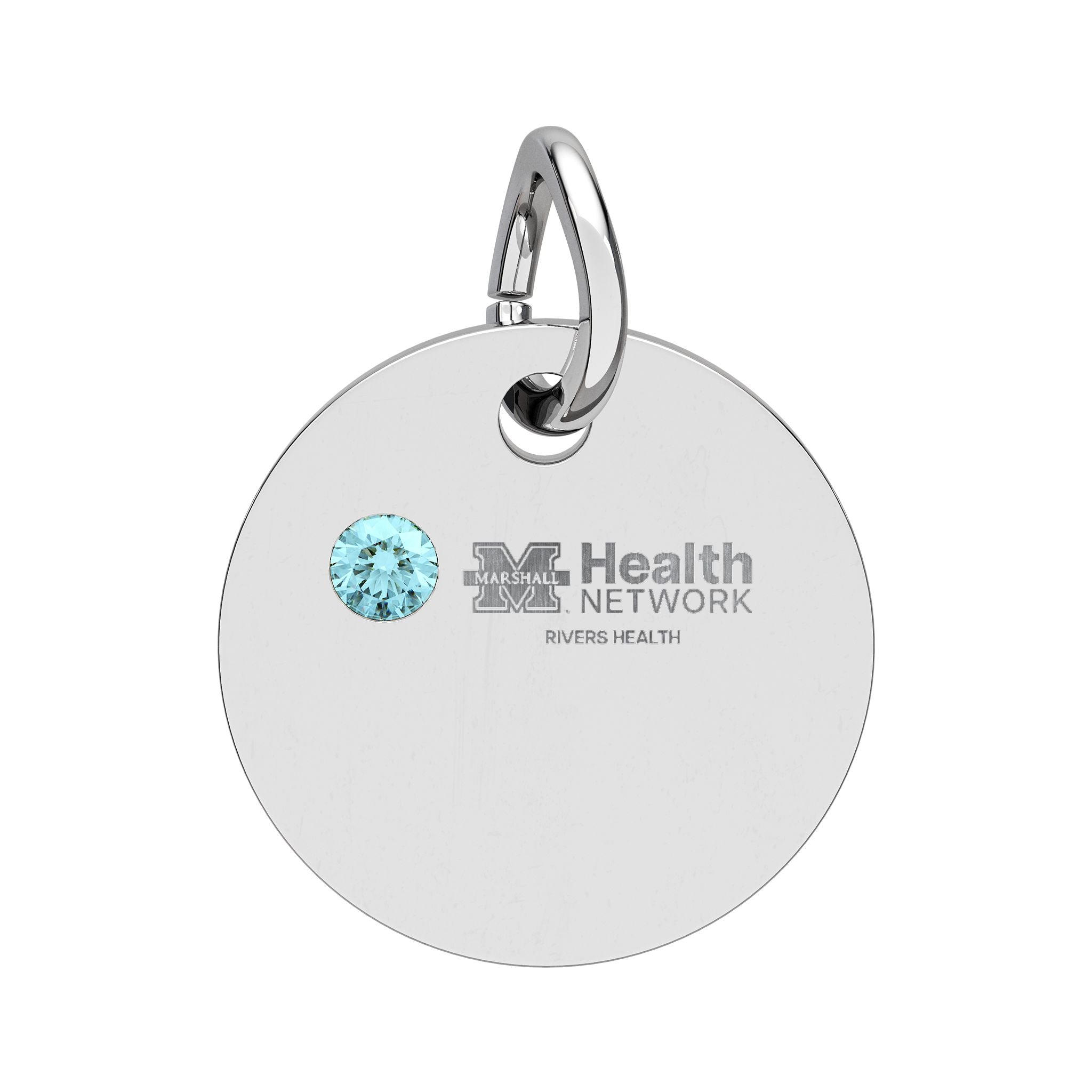 Marshall Health Network Rivers Health Laboratory Employee of the Month Birthstone Charm