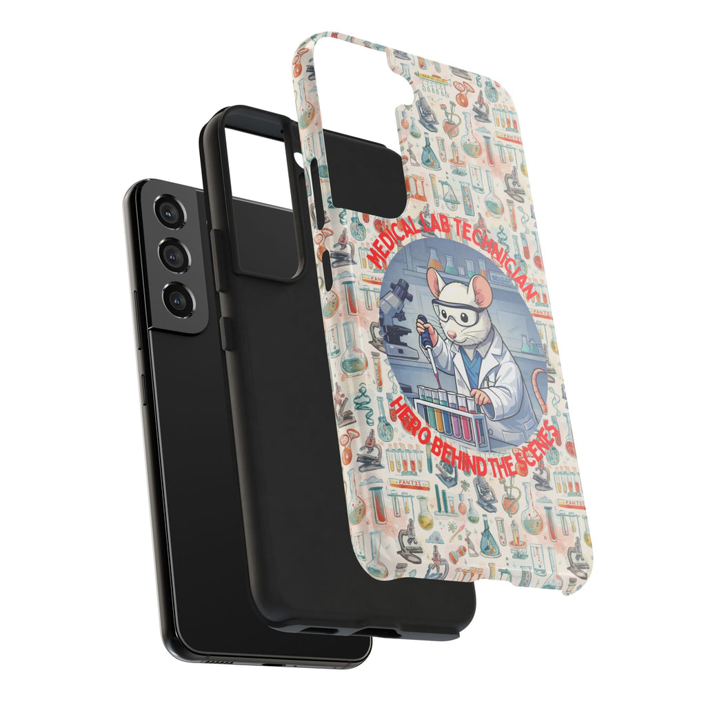 Medical Lab Technician Phone Case — "Lab Life" Cute Lab Mouse Design
