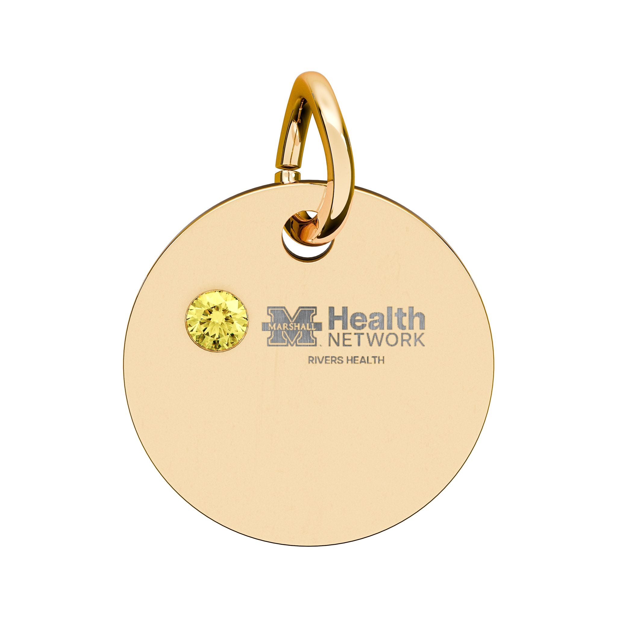 Marshall Health Network Rivers Health Laboratory Employee of the Month Birthstone Charm