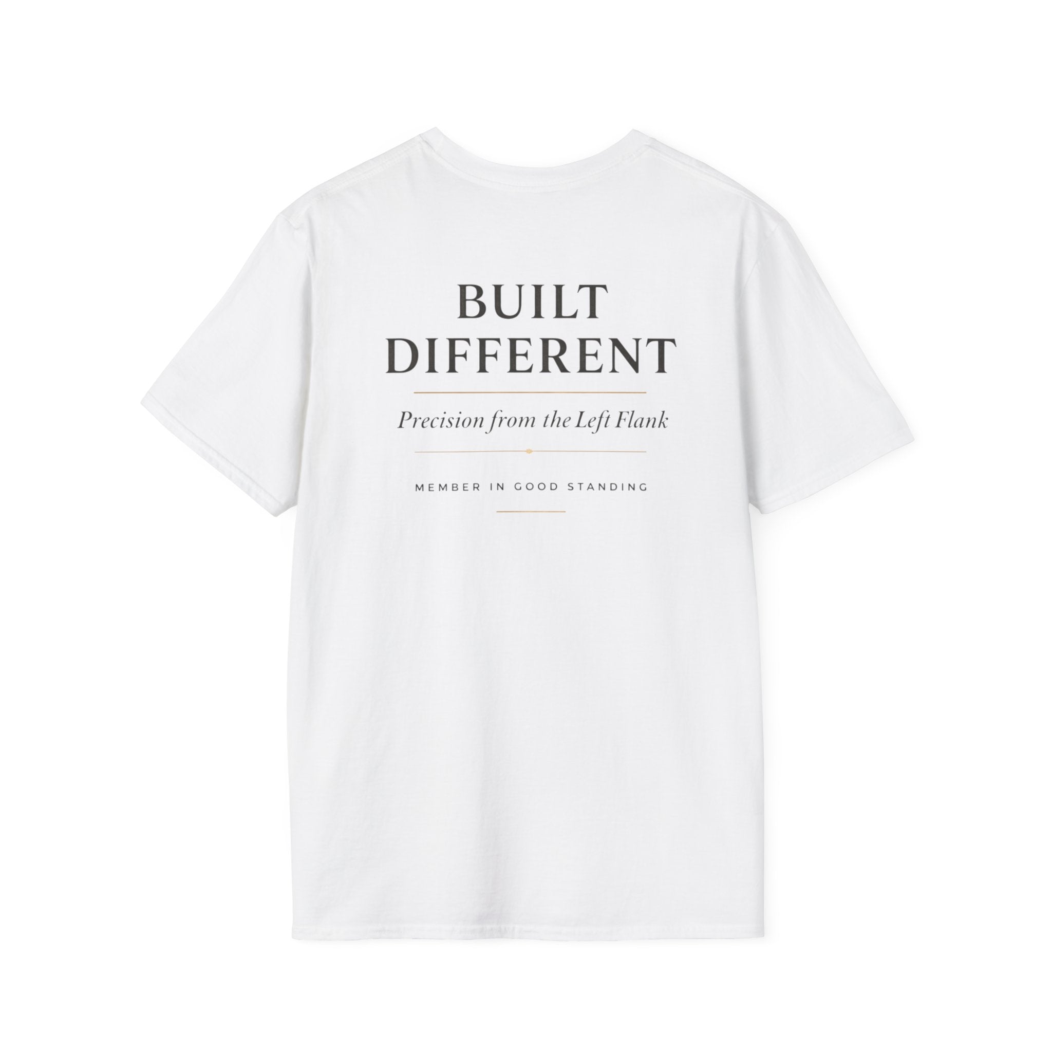 Southpaw Society “Built Different” T-Shirt — Left-Handed 10% Founding Edition Graphic Tee