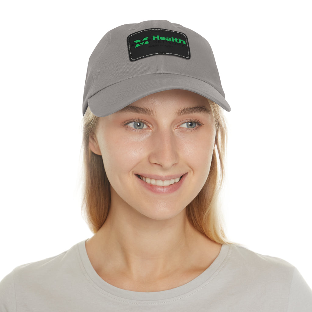 Marshall Health Network Rivers Health Laboratory Employee of the Month Dad Hat with Leather Patch