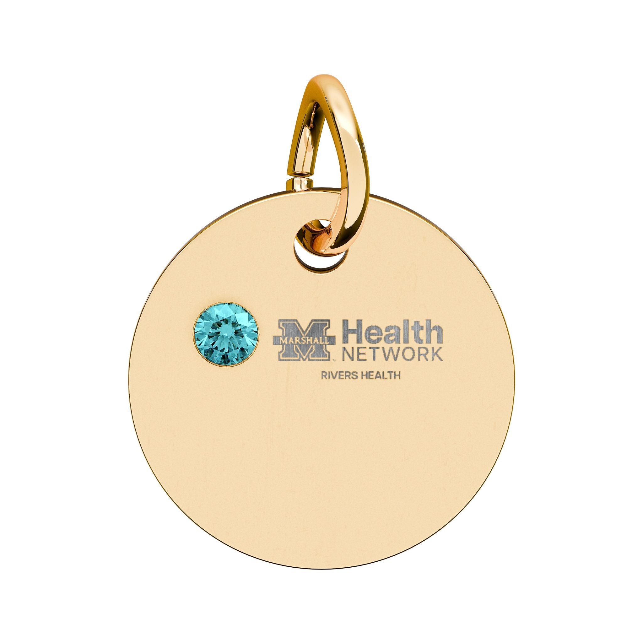 Marshall Health Network Rivers Health Laboratory Employee of the Month Birthstone Charm