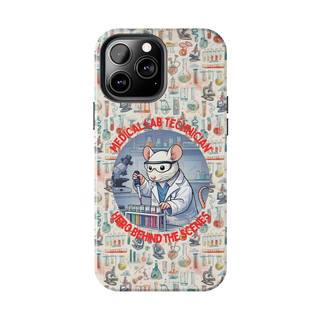 Medical Lab Technician Phone Case — "Lab Life" Cute Lab Mouse Design