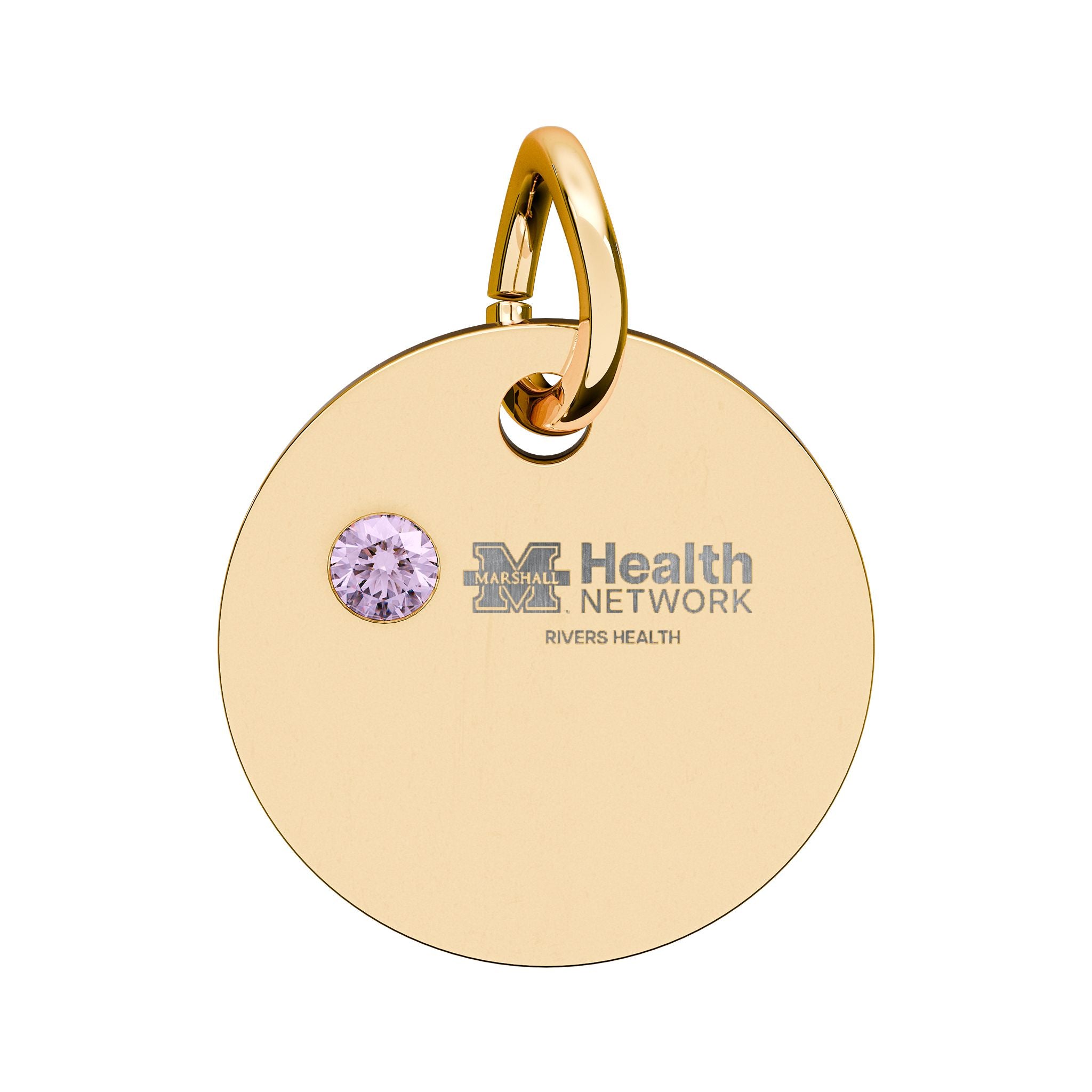 Marshall Health Network Rivers Health Laboratory Employee of the Month Birthstone Charm