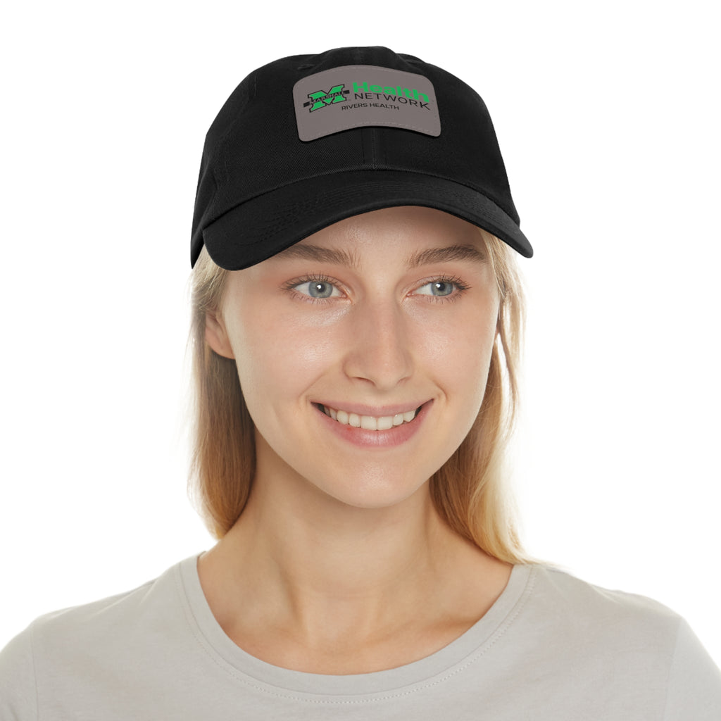 Marshall Health Network Rivers Health Laboratory Employee of the Month Dad Hat with Leather Patch