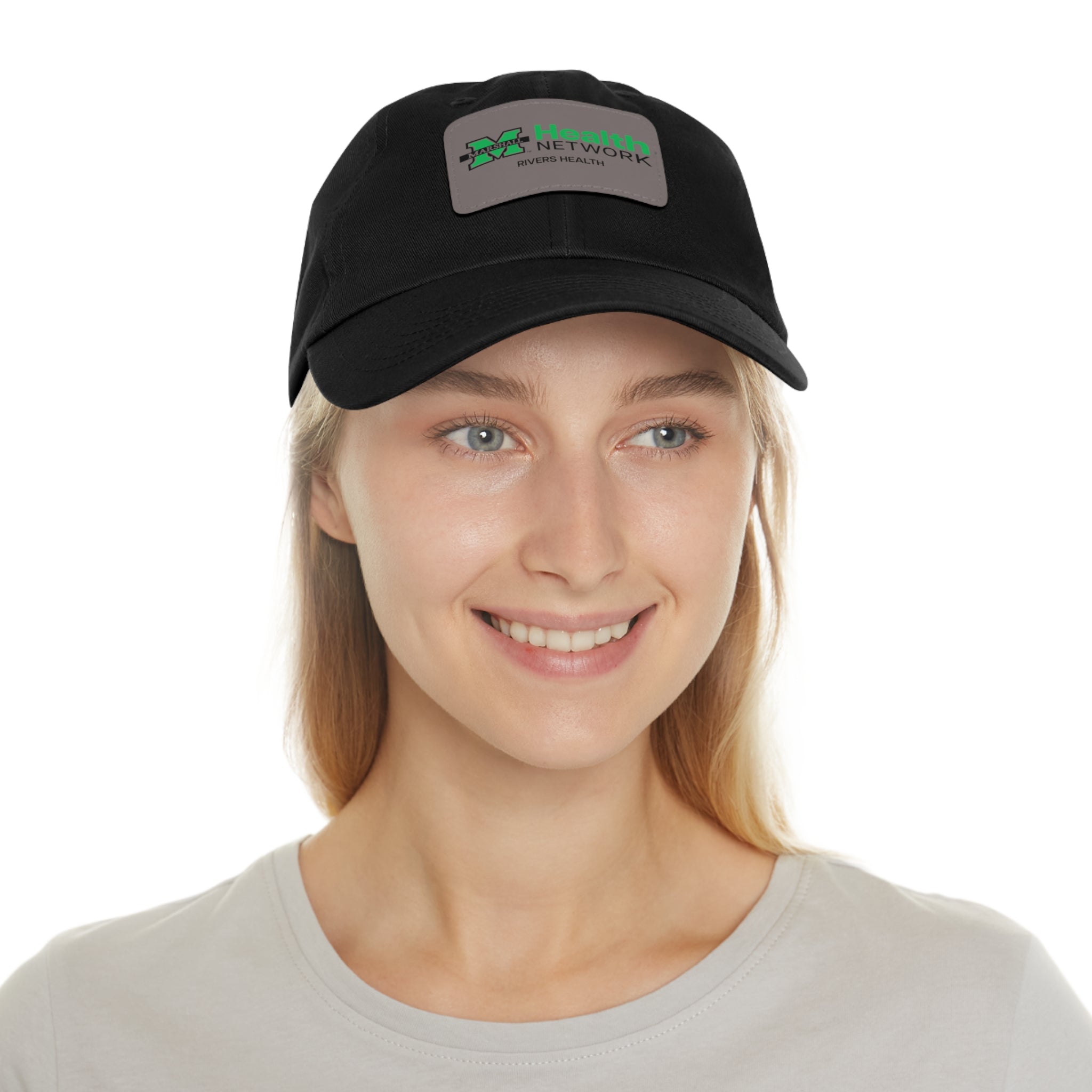 Marshall Health Network Rivers Health Laboratory Employee of the Month Dad Hat with Leather Patch