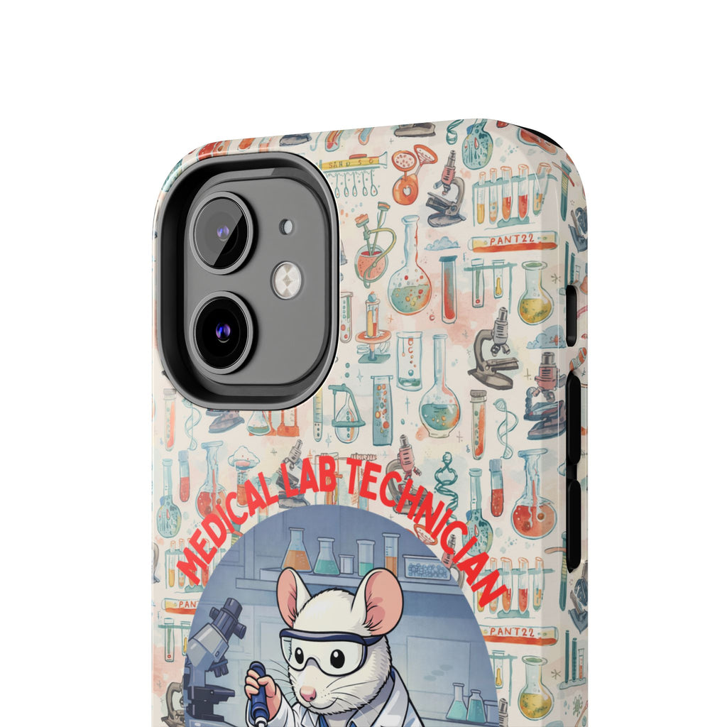 Medical Lab Technician Phone Case — "Lab Life" Cute Lab Mouse Design