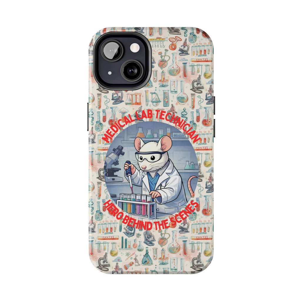 Medical Lab Technician Phone Case — "Lab Life" Cute Lab Mouse Design