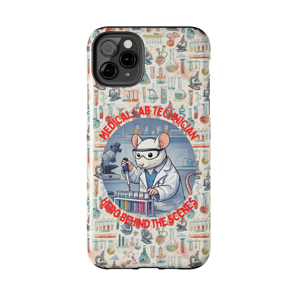 Medical Lab Technician Phone Case — "Lab Life" Cute Lab Mouse Design