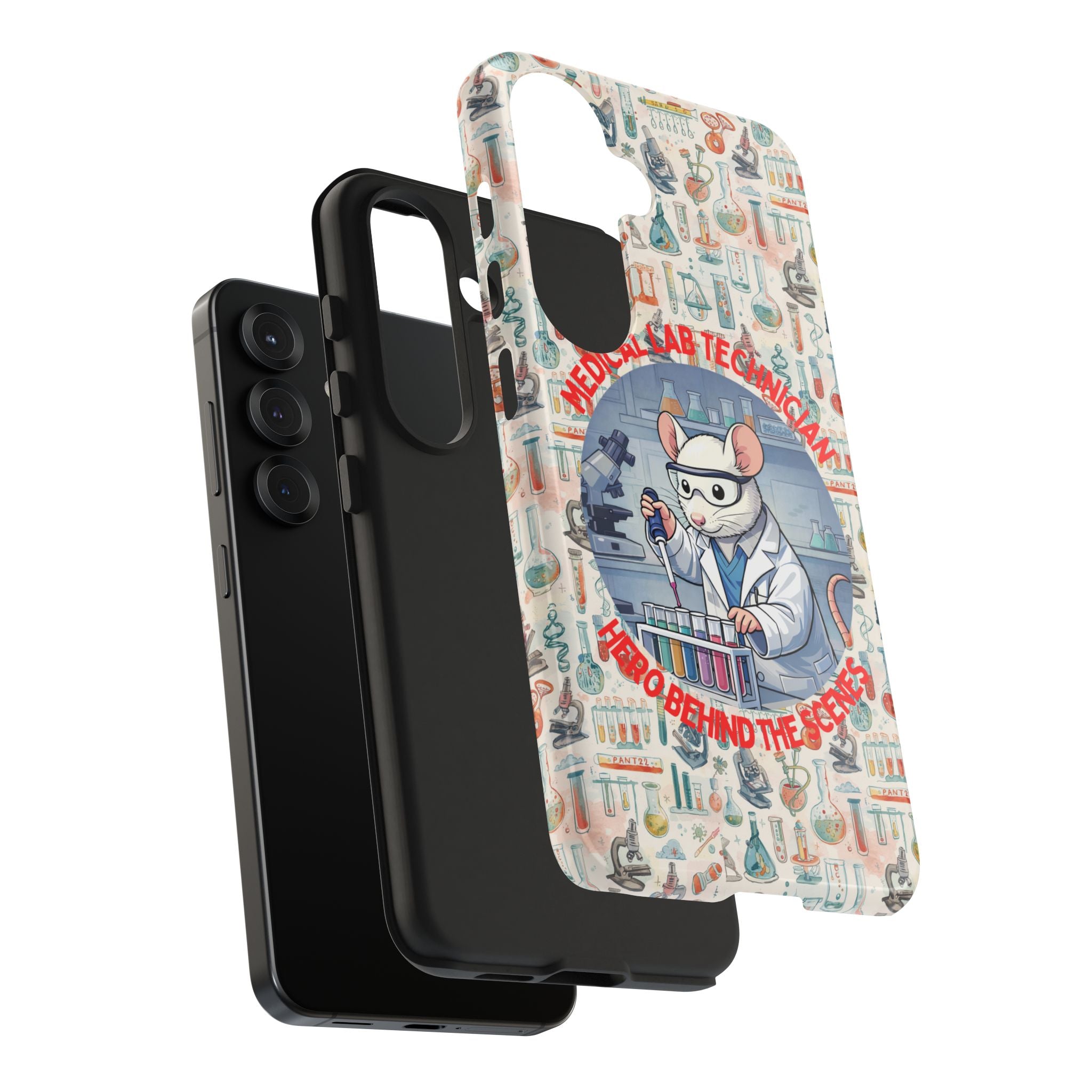 Medical Lab Technician Phone Case — "Lab Life" Cute Lab Mouse Design