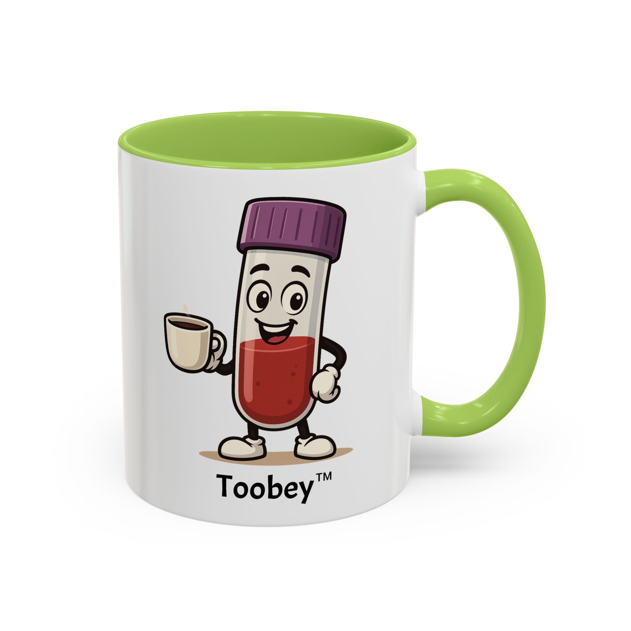 Toobey™ “Here for the Results and Drama” Mug – Customizable Lab Humor Cup by K&N Production Studios