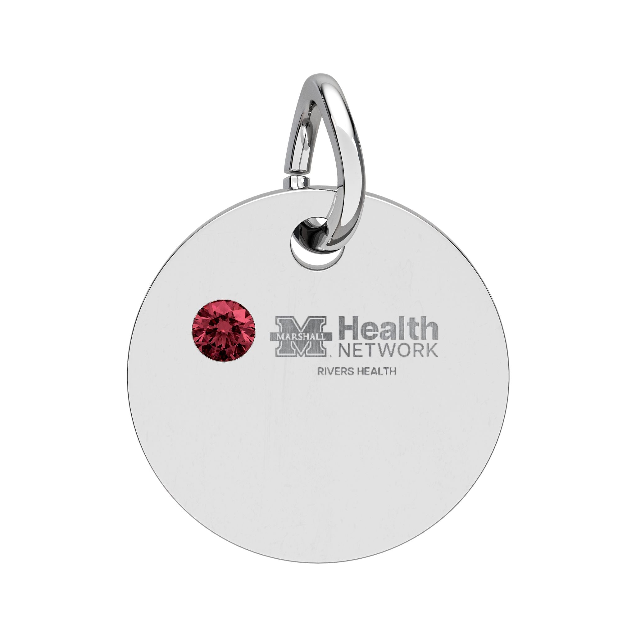 Marshall Health Network Rivers Health Laboratory Employee of the Month Birthstone Charm