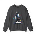 Science Holiday Sweatshirt – Microscope with Lights & Lab Poem “’Twas the Shift Before Christmas”