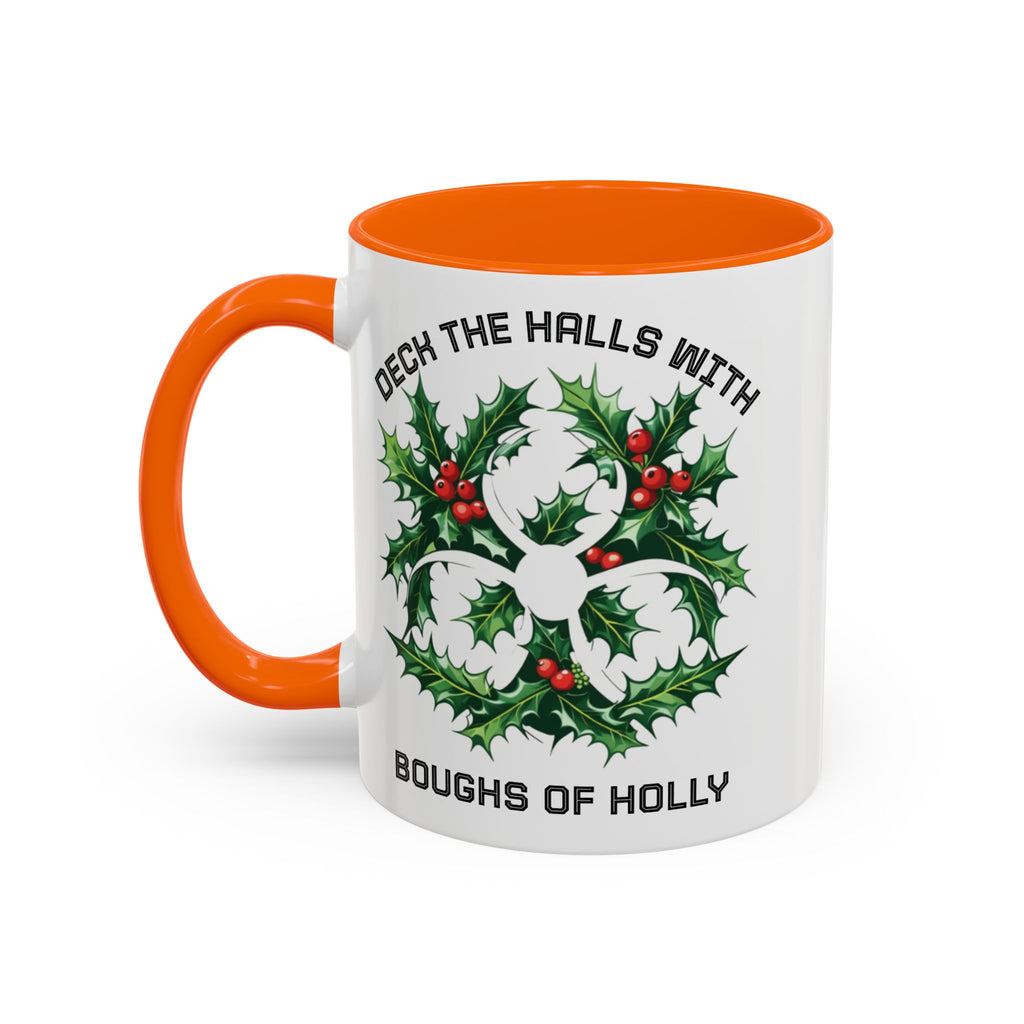Festive Science Mug – “Science Is Lit” & “Deck the Halls” Dual-Sided Holiday Gift