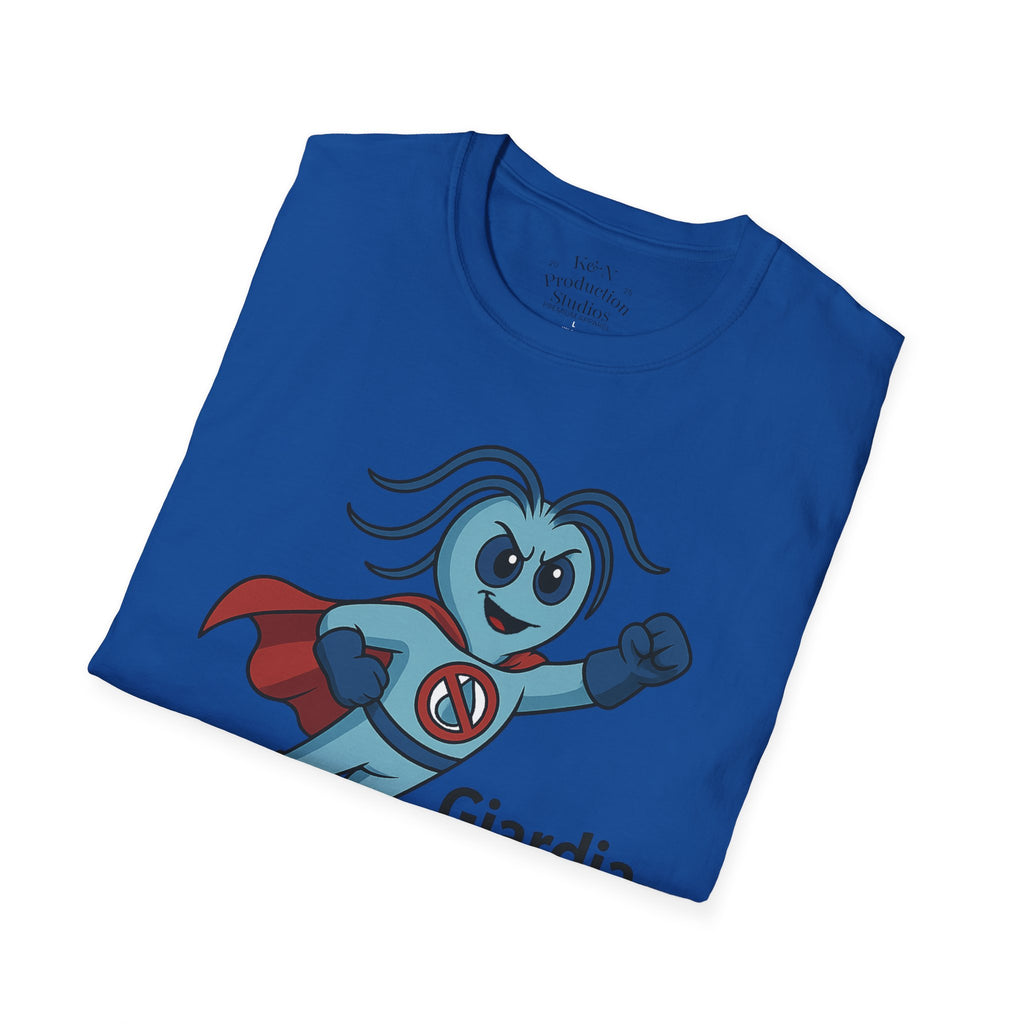 Giardia George™ Hero Tee – "Without the Lab, It’s Just a Guess"