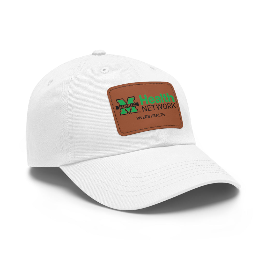 Marshall Health Network Rivers Health Laboratory Employee of the Month Dad Hat with Leather Patch