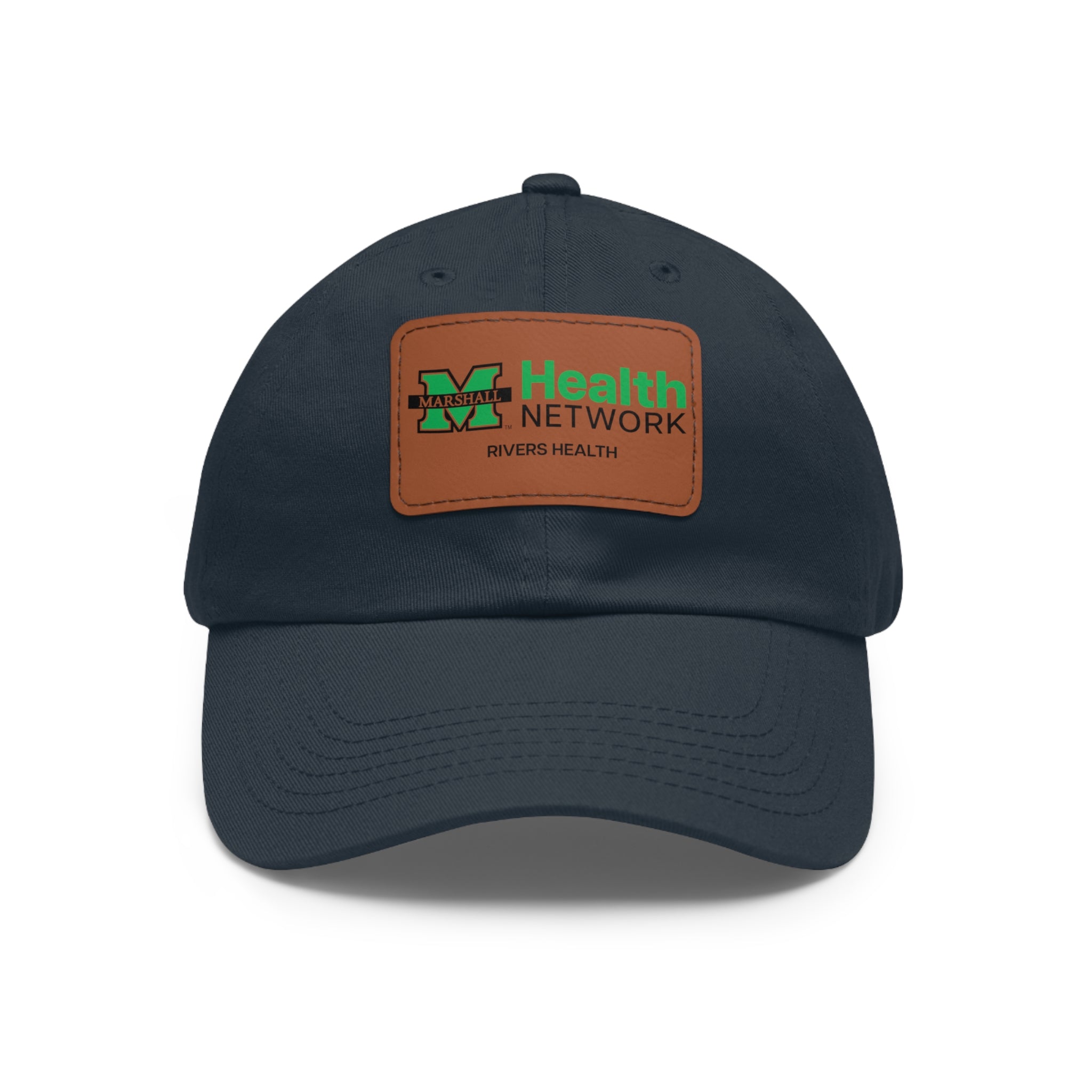 Marshall Health Network Rivers Health Laboratory Employee of the Month Dad Hat with Leather Patch