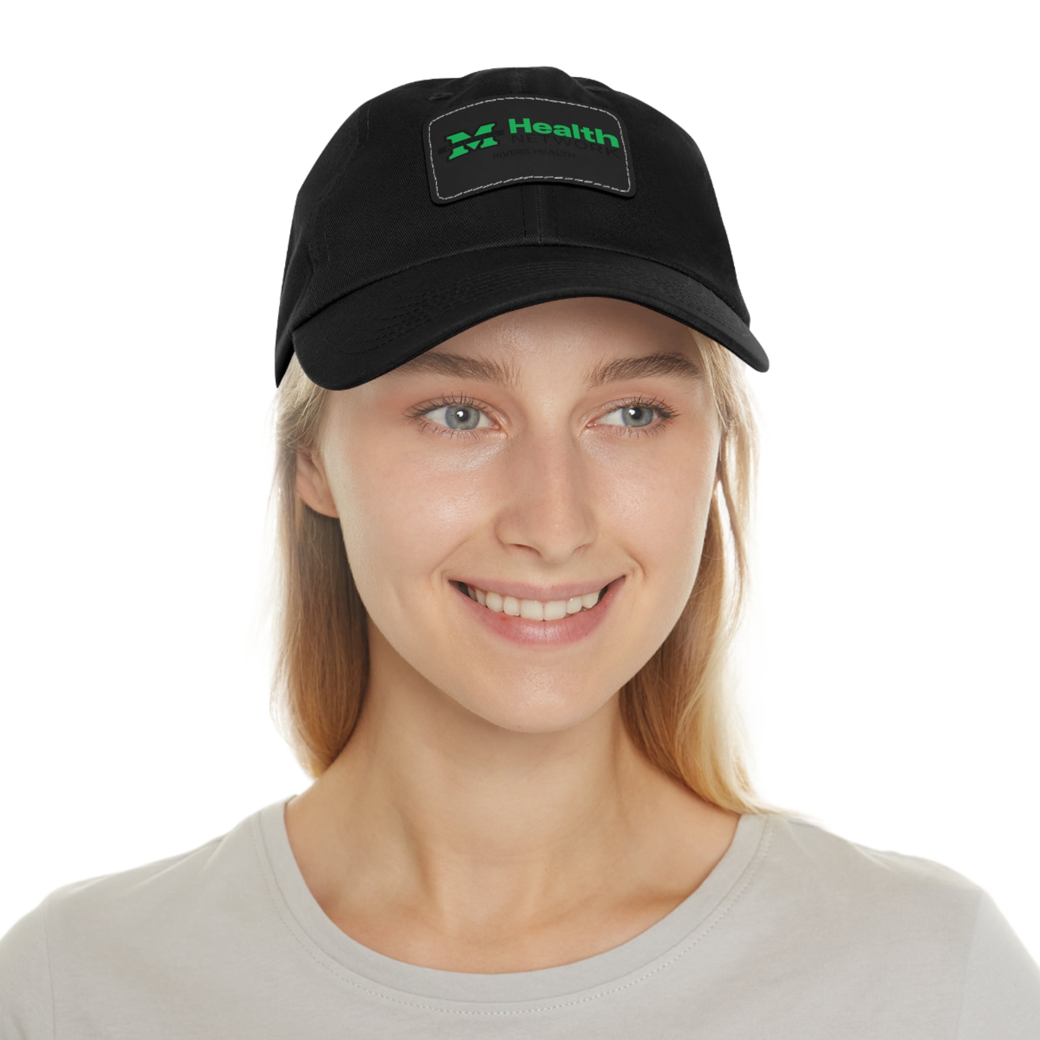 Marshall Health Network Rivers Health Laboratory Employee of the Month Dad Hat with Leather Patch