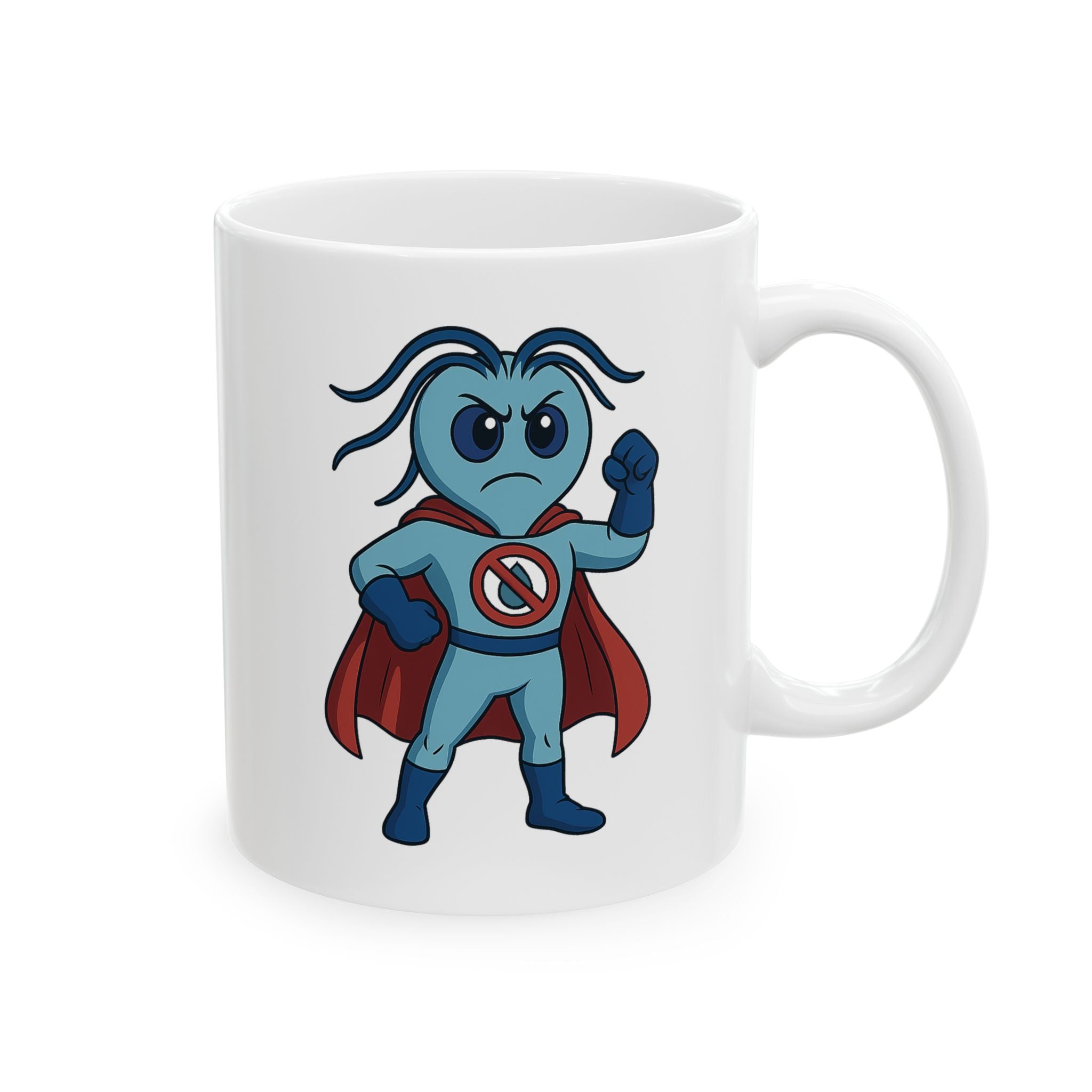 Giardia George™ – "Time to Flush Out the Foe" Mug