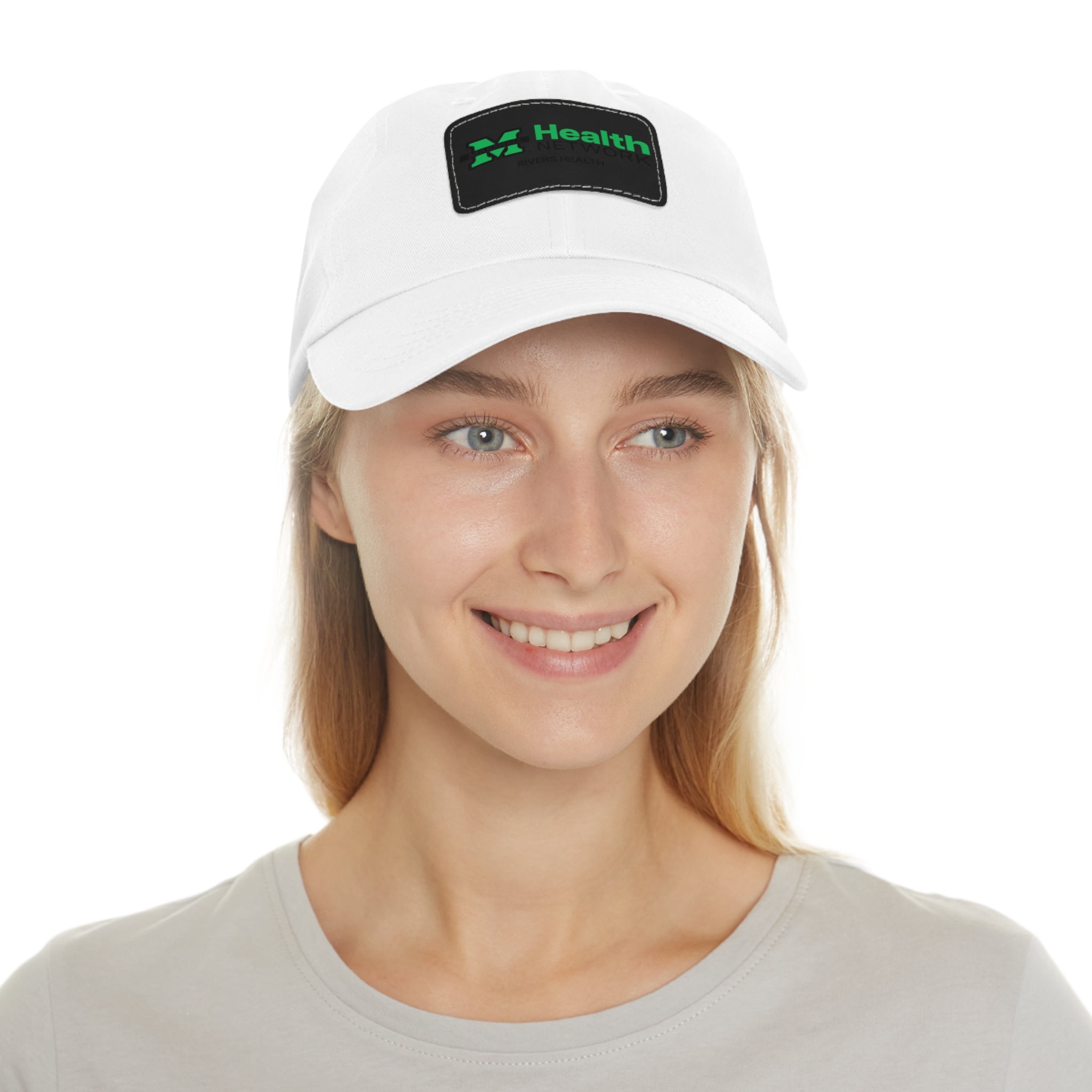 Marshall Health Network Rivers Health Laboratory Employee of the Month Dad Hat with Leather Patch