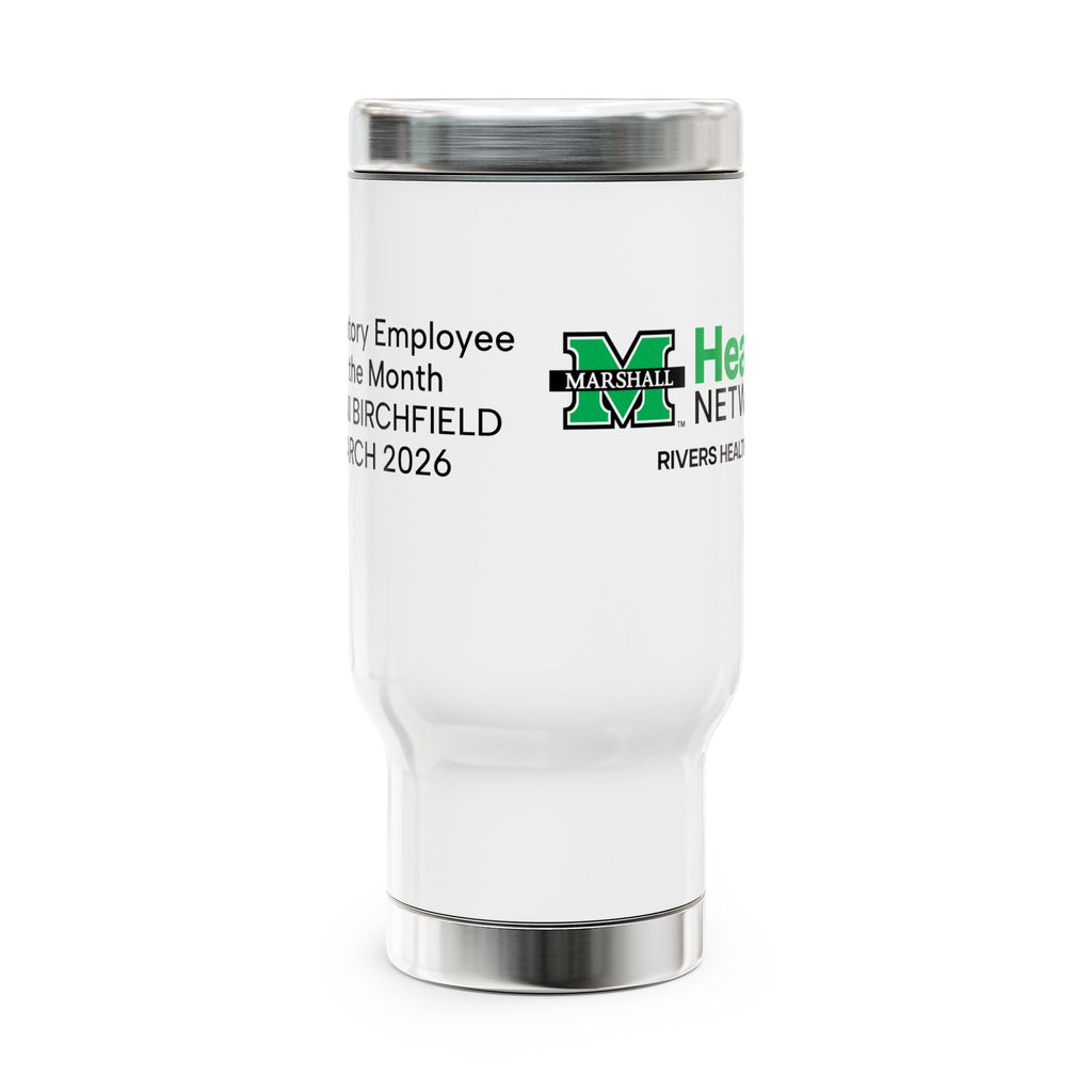 Marshall Health Network Rivers Health Laboratory Employee of the Month 14oz Stainless Travel Mug