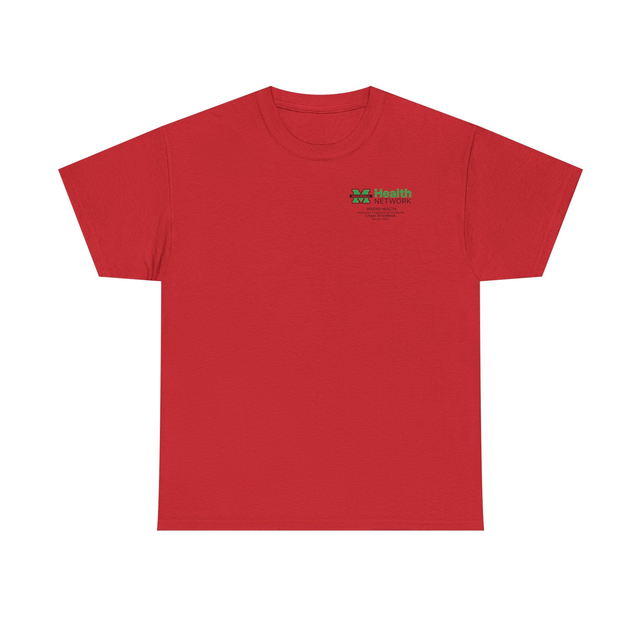 Marshall Health Network Rivers Health Laboratory Employee of the Month Classic Cotton T-Shirt