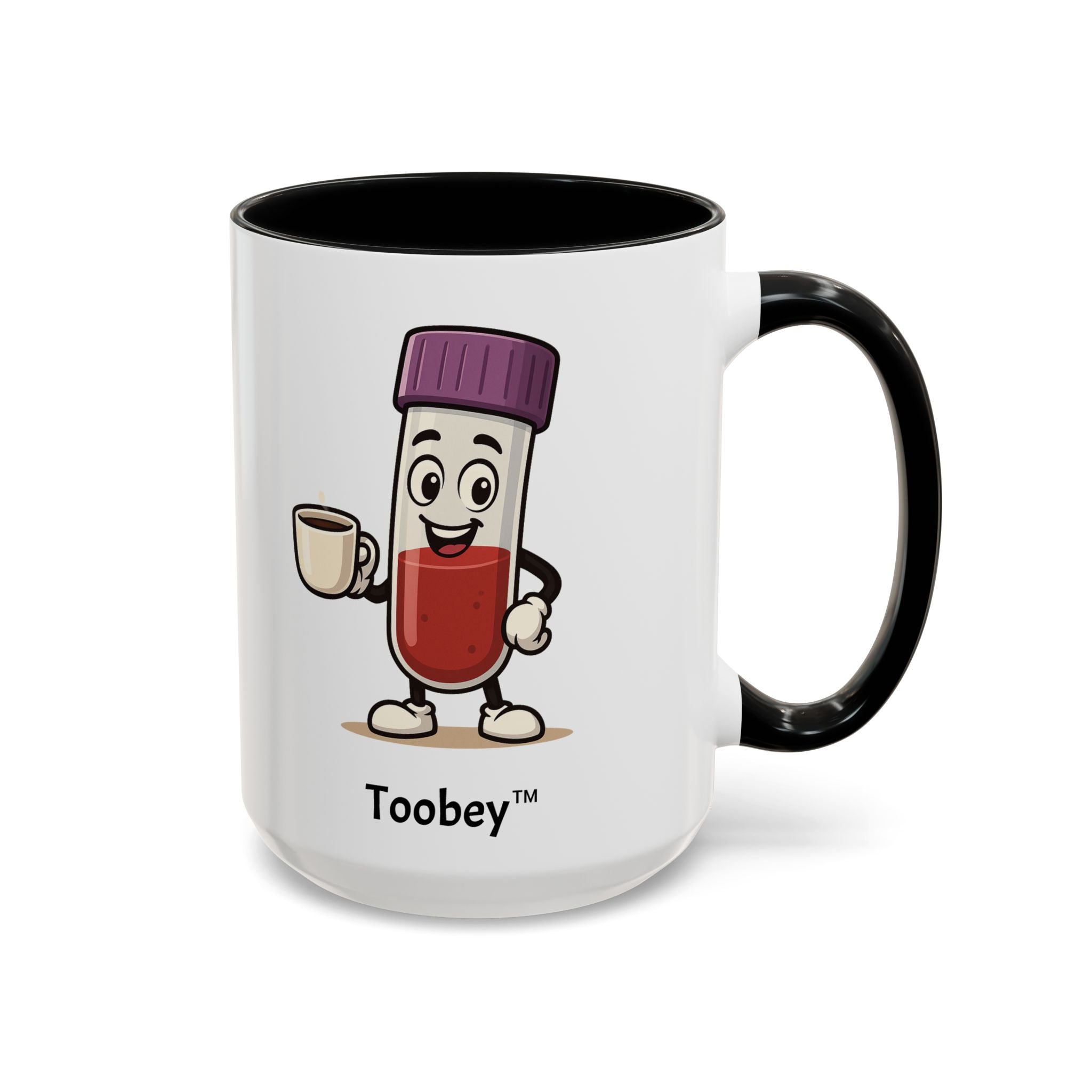 Toobey™ “Here for the Results and Drama” Mug – Customizable Lab Humor Cup by K&N Production Studios