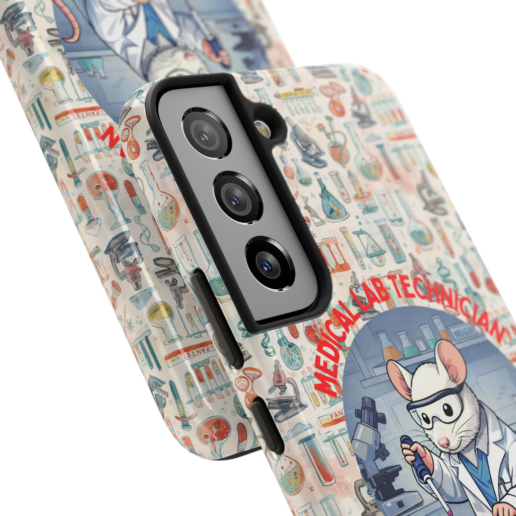 Medical Lab Technician Phone Case — "Lab Life" Cute Lab Mouse Design