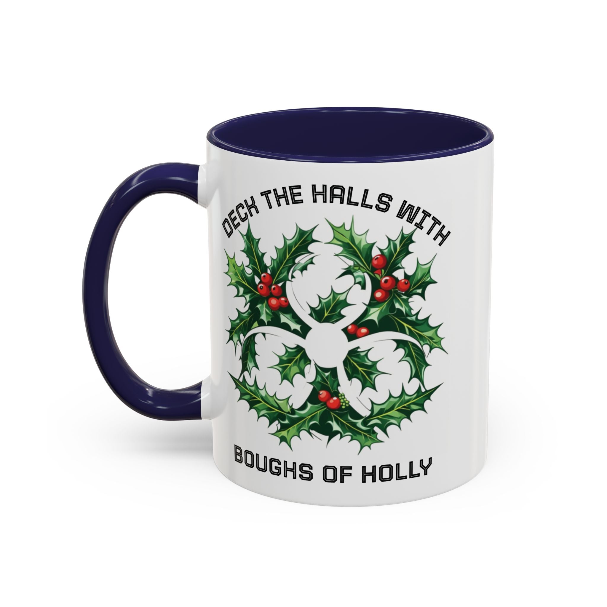 Festive Science Mug – “Science Is Lit” & “Deck the Halls” Dual-Sided Holiday Gift