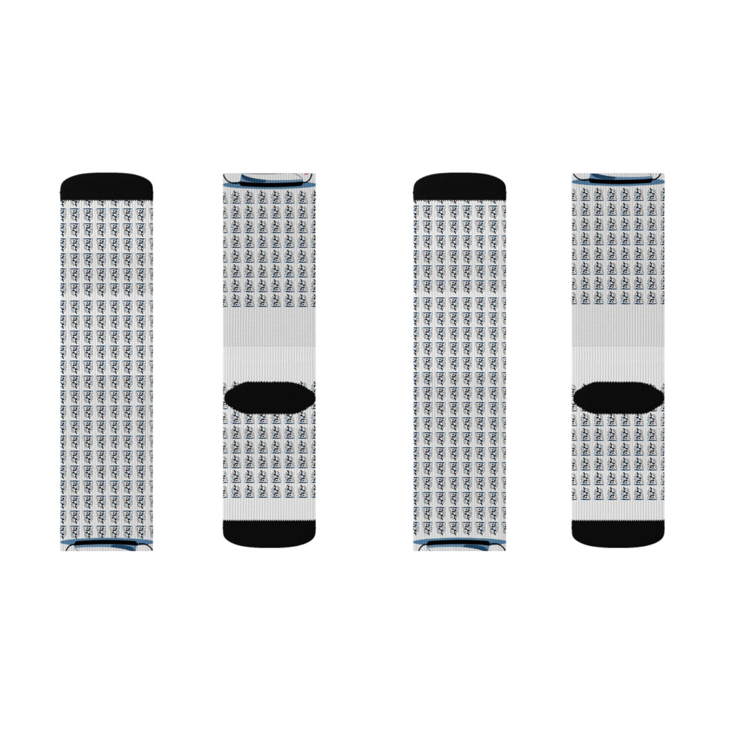 Festive Microscope Christmas Crew Socks – Lab Life Holiday Style