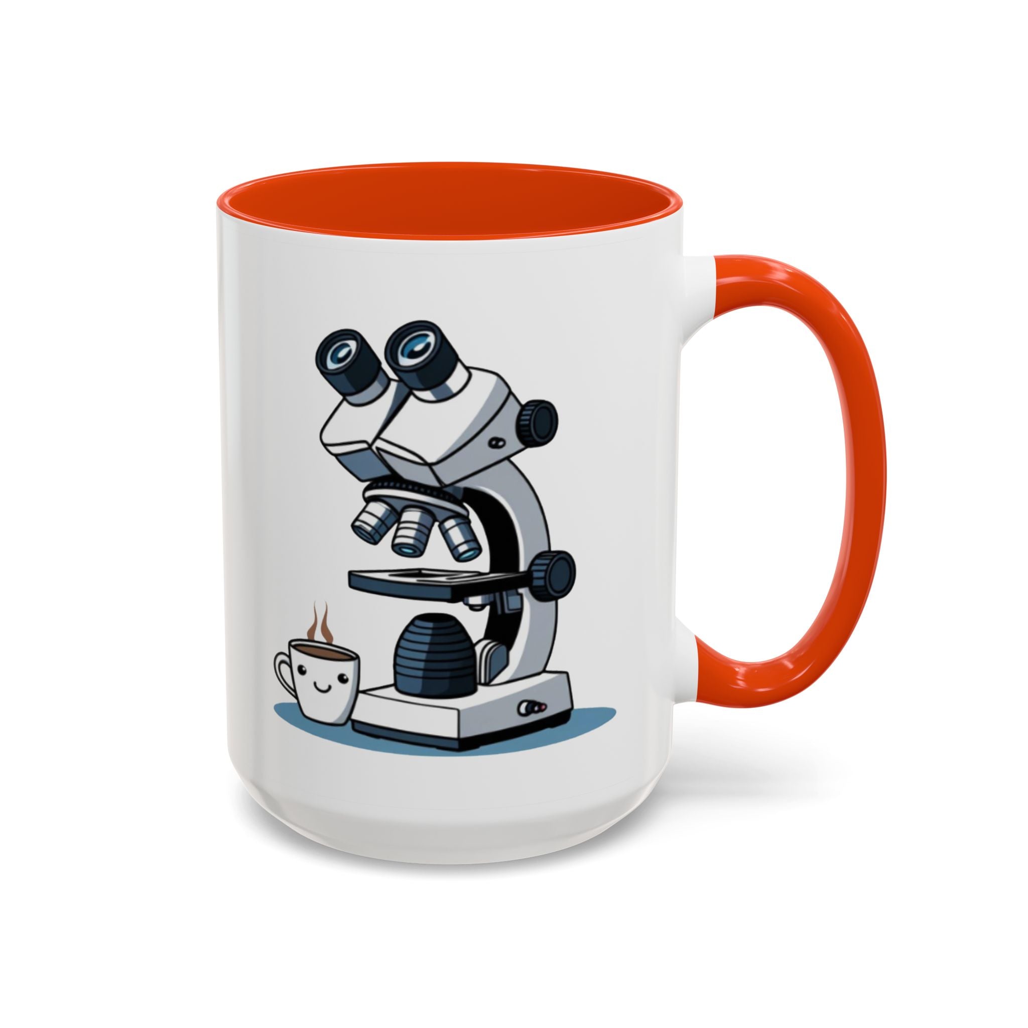 Microscope Coffee Mug — Cute Scientist Lab Drinkware (11oz & 15oz)
