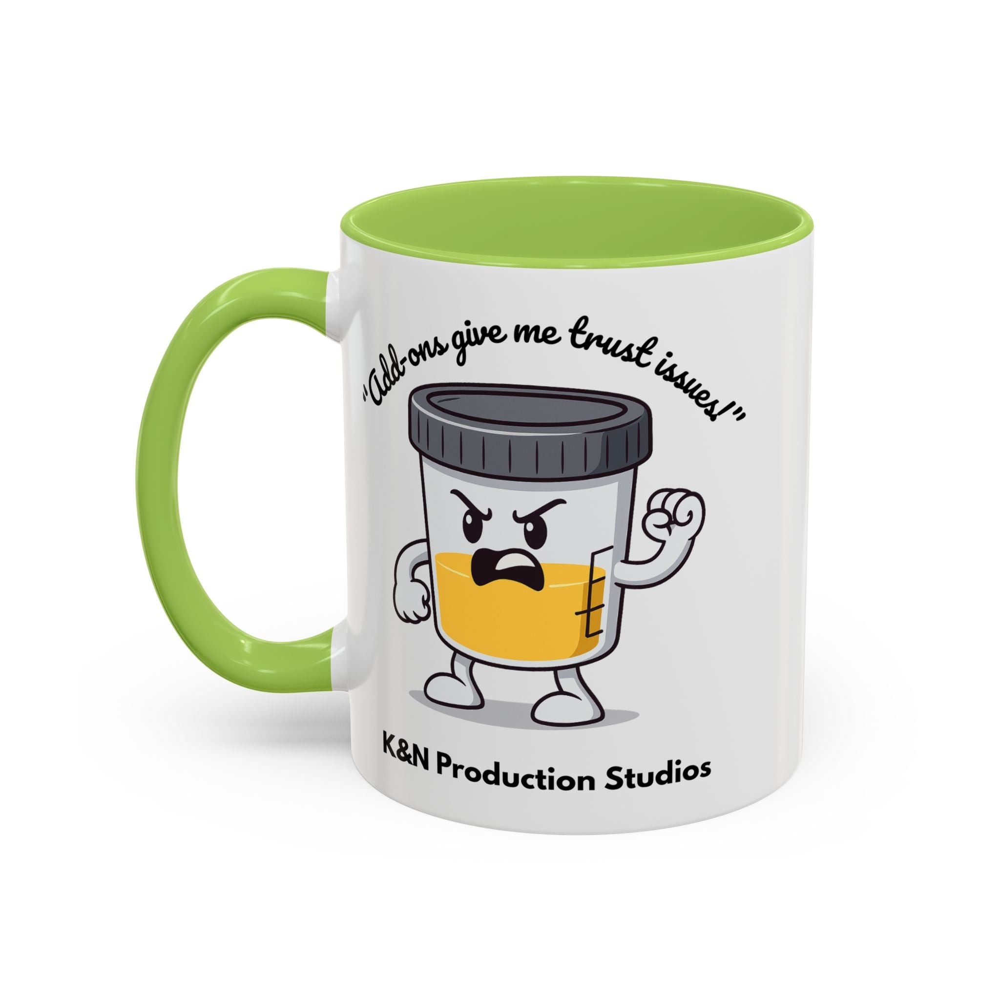 Max™ Double-Sided Specimen Cup Mug – “Add-Ons” Lab Humor by Lab Legends™