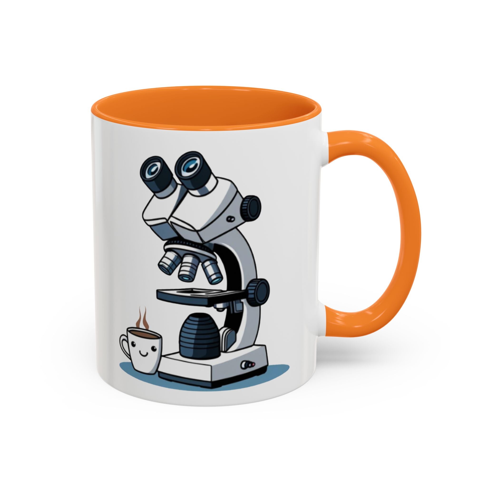 Microscope Coffee Mug — Cute Scientist Lab Drinkware (11oz & 15oz)