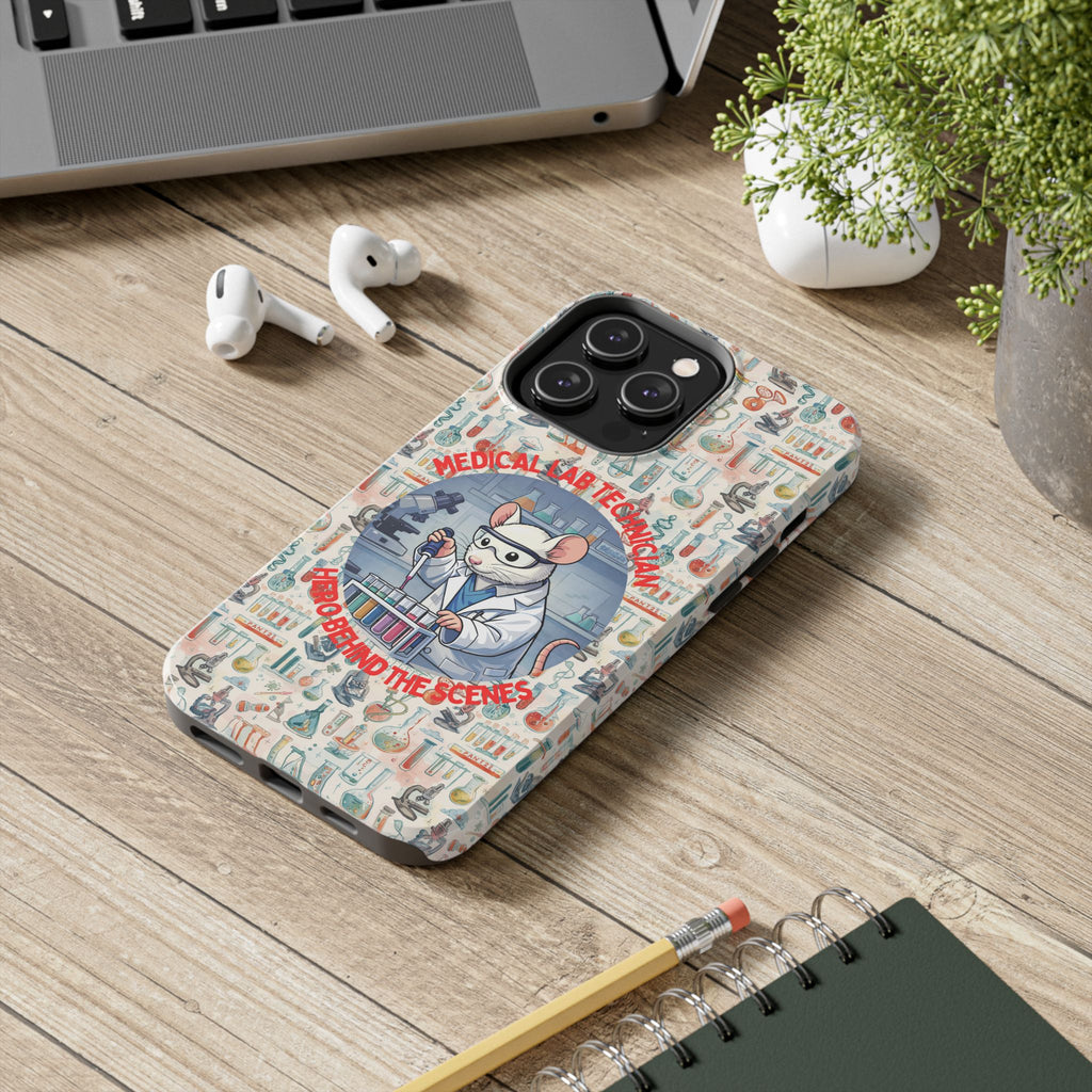 Medical Lab Technician Phone Case — "Lab Life" Cute Lab Mouse Design