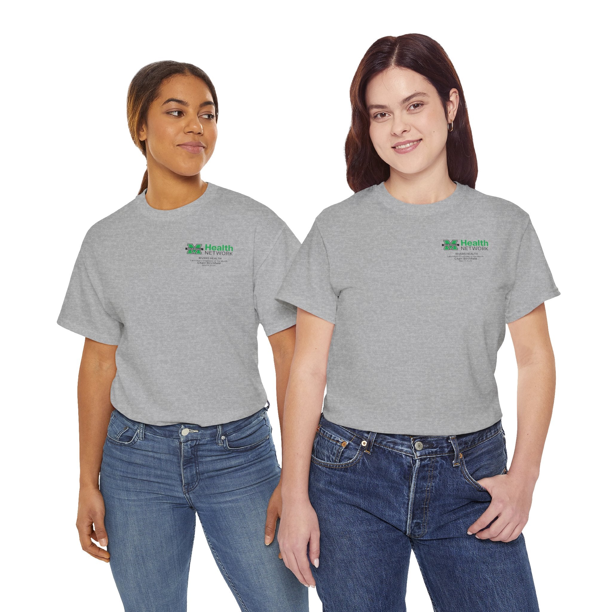 Marshall Health Network Rivers Health Laboratory Employee of the Month Classic Cotton T-Shirt