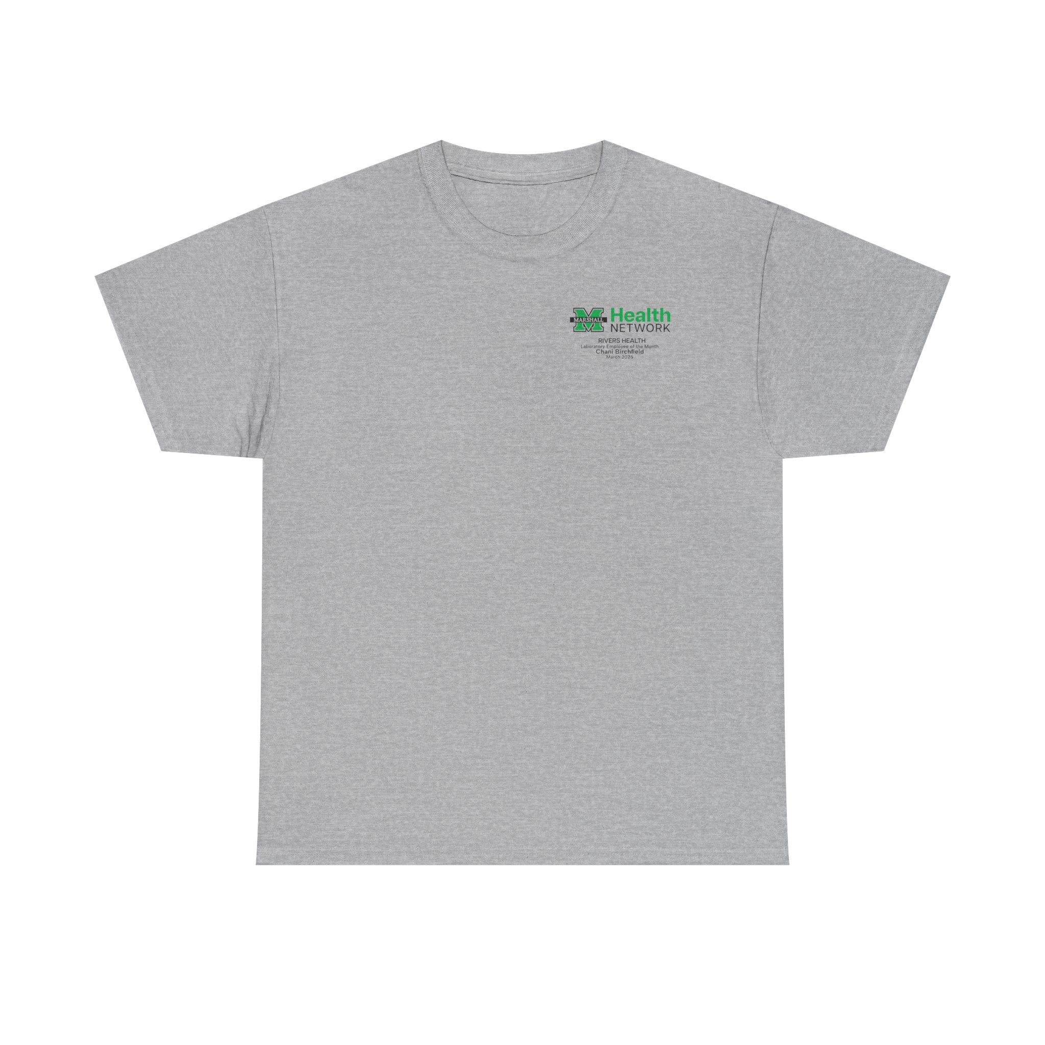 Marshall Health Network Rivers Health Laboratory Employee of the Month Classic Cotton T-Shirt