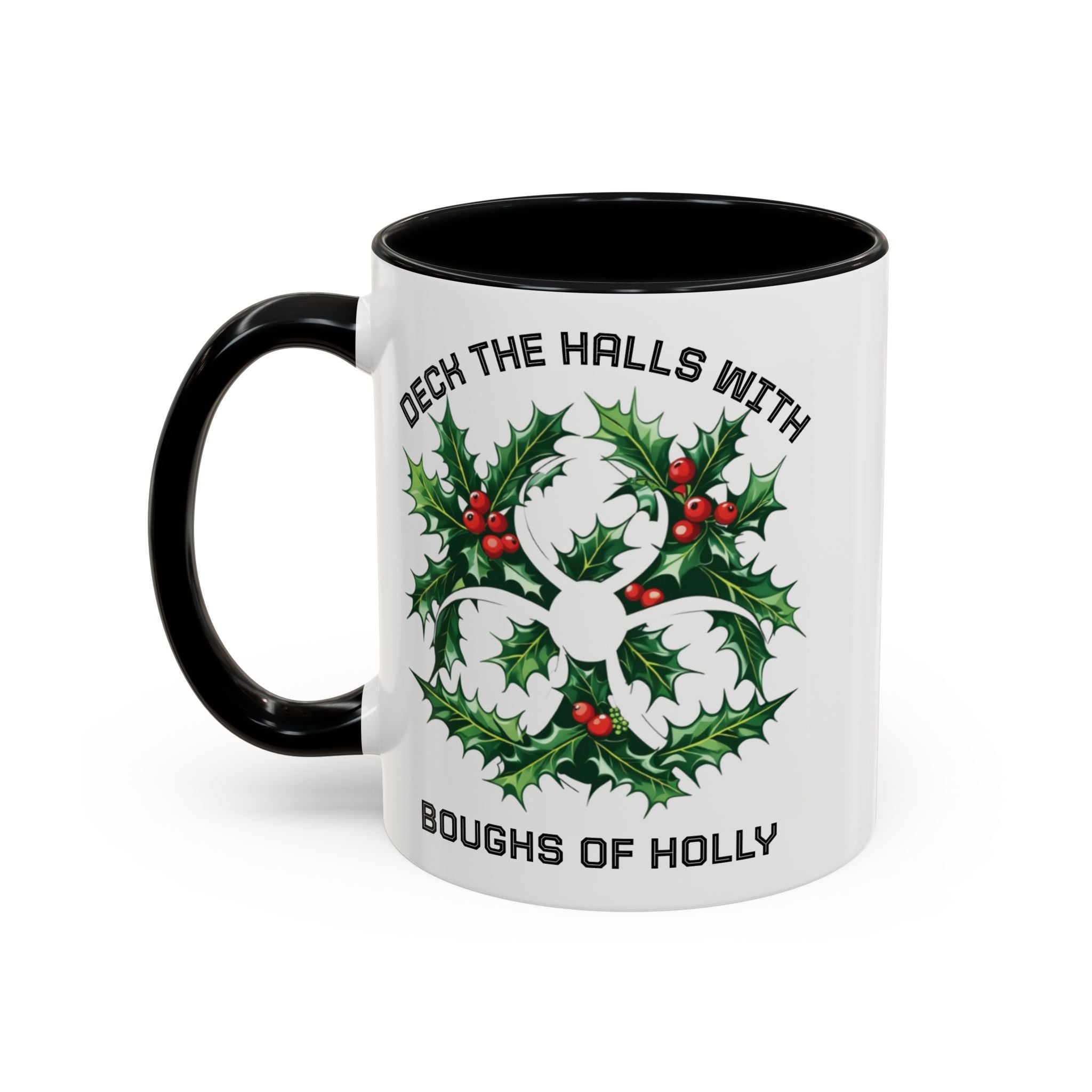 Festive Science Mug – “Science Is Lit” & “Deck the Halls” Dual-Sided Holiday Gift