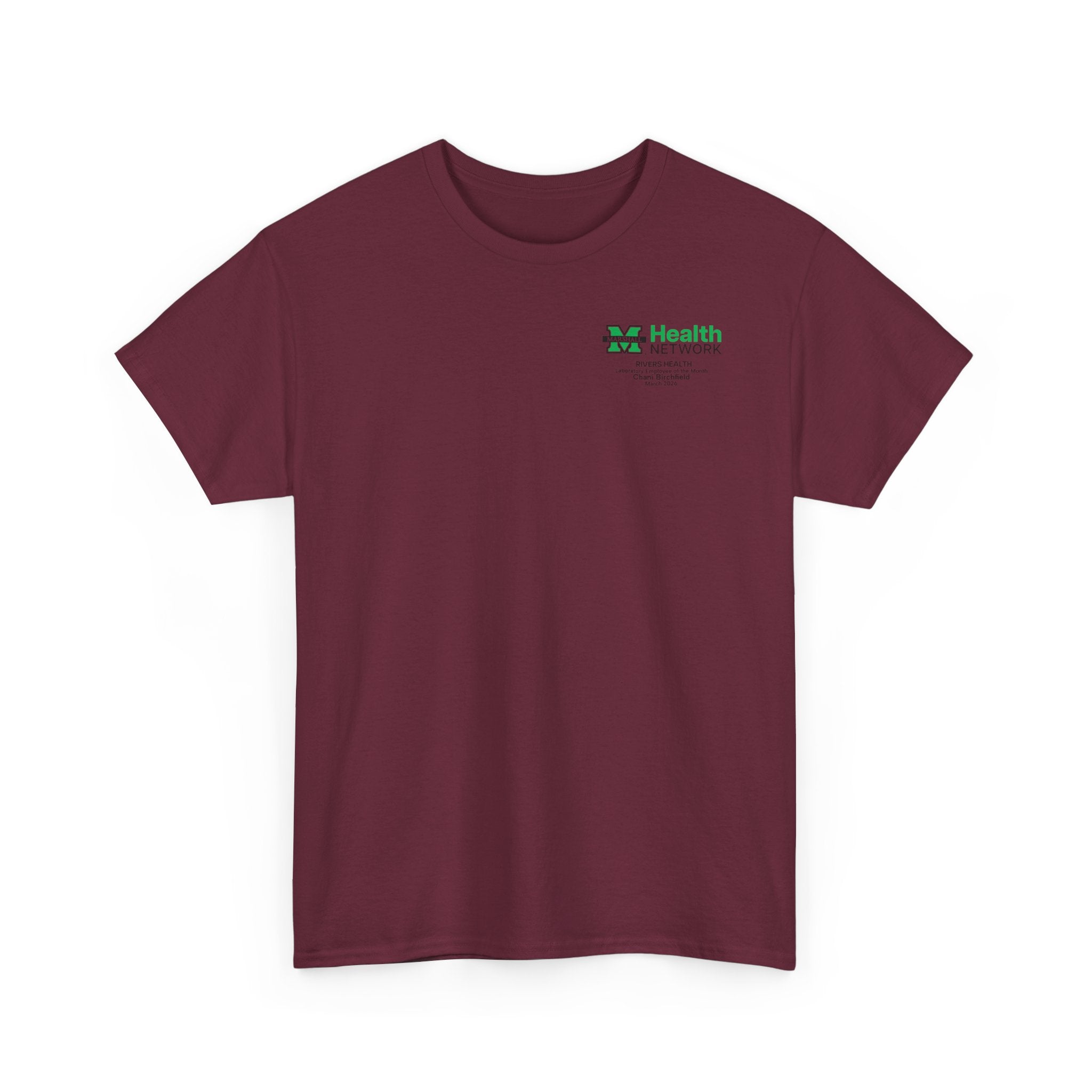 Marshall Health Network Rivers Health Laboratory Employee of the Month Classic Cotton T-Shirt